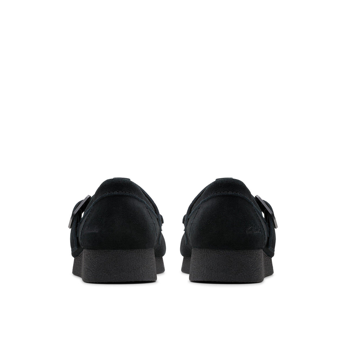 Clarks Women Black Wallabeeevobar Shoes