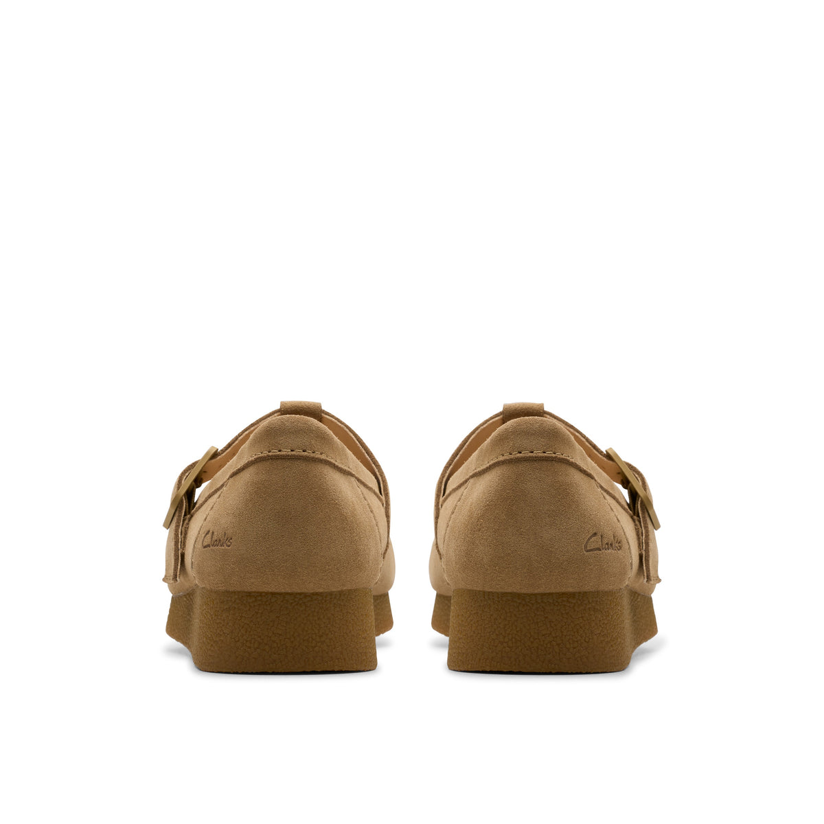 Clarks Women Dark Beige Wallabeeevobar Shoes