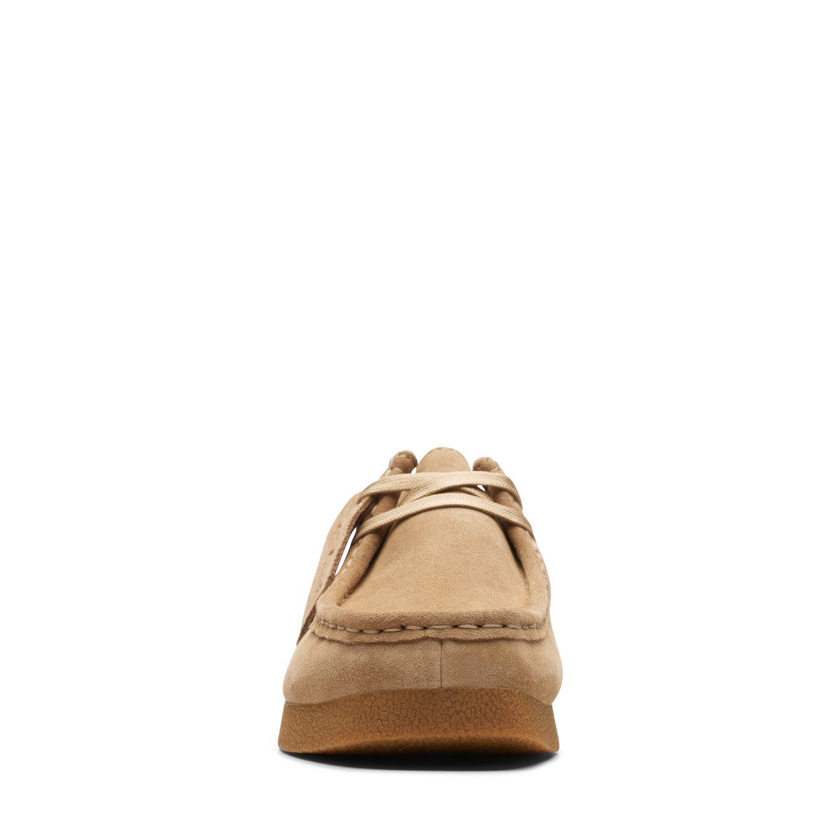 Clarks Women Dark Beige Wallabeeevosh Shoes