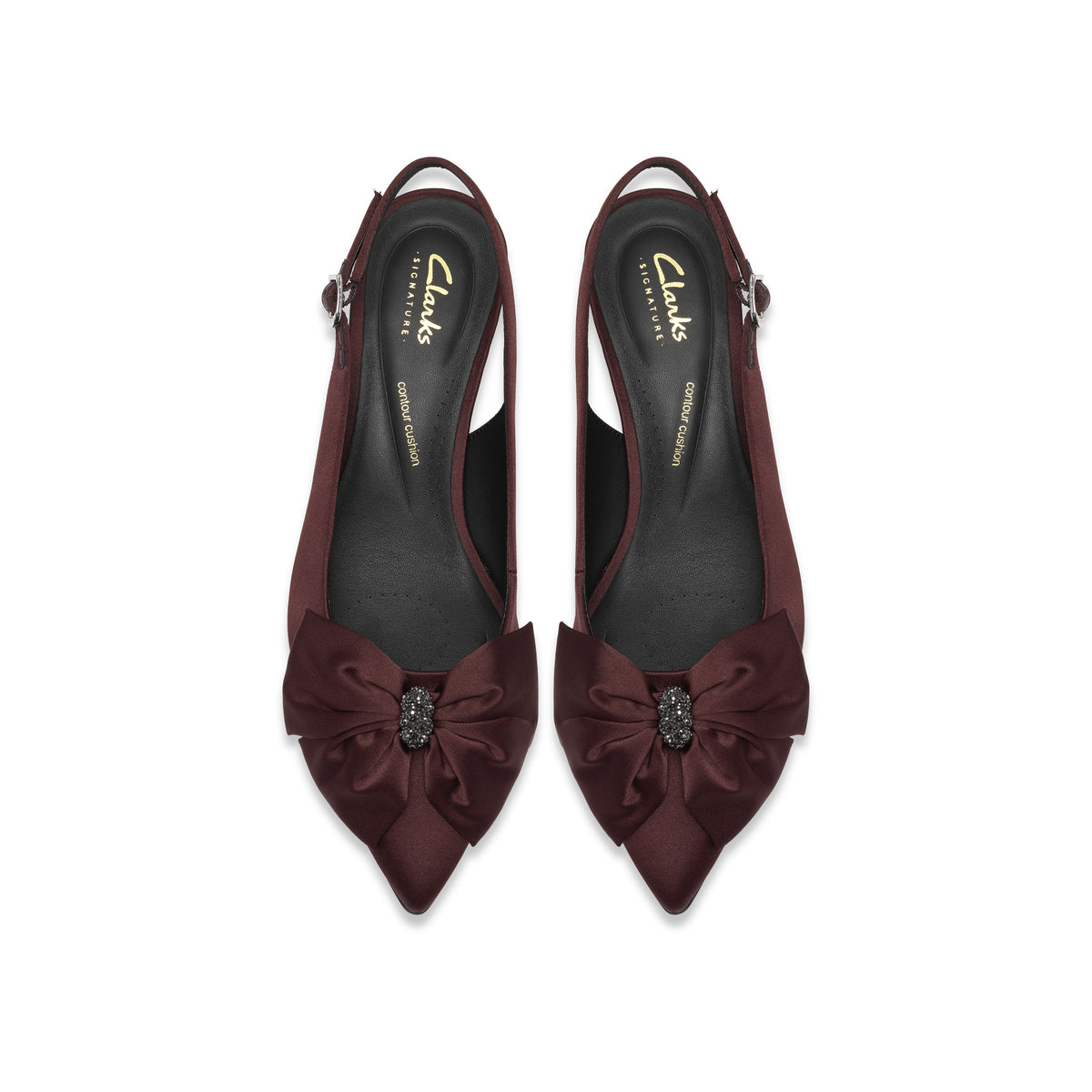 Clarks Women Burgundy Zarey Bella Shoes