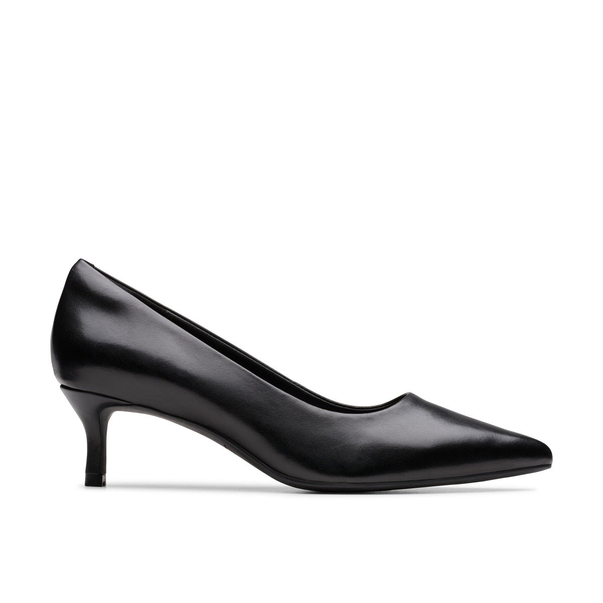 Clarks Women Black Zarey Court Shoes