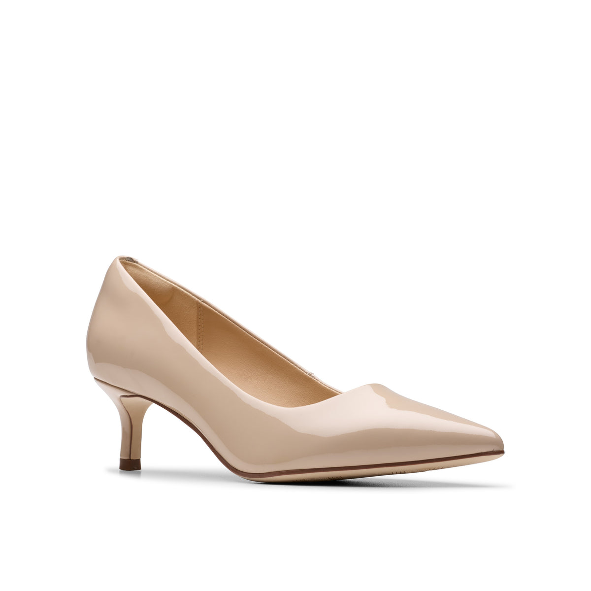 Clarks Women Beige Zarey Court Shoes