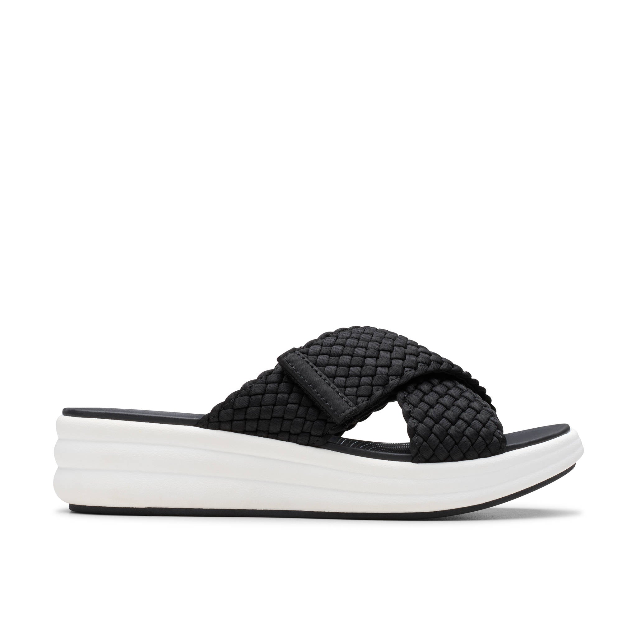 Clarks Women Drift Day Black Slide