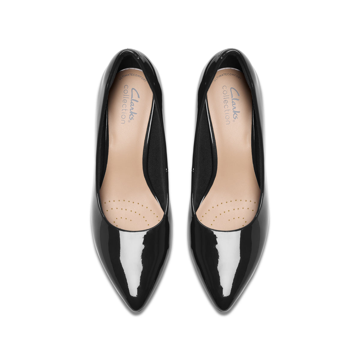 Clarks Women Black Pat Shondrah Jade Shoes
