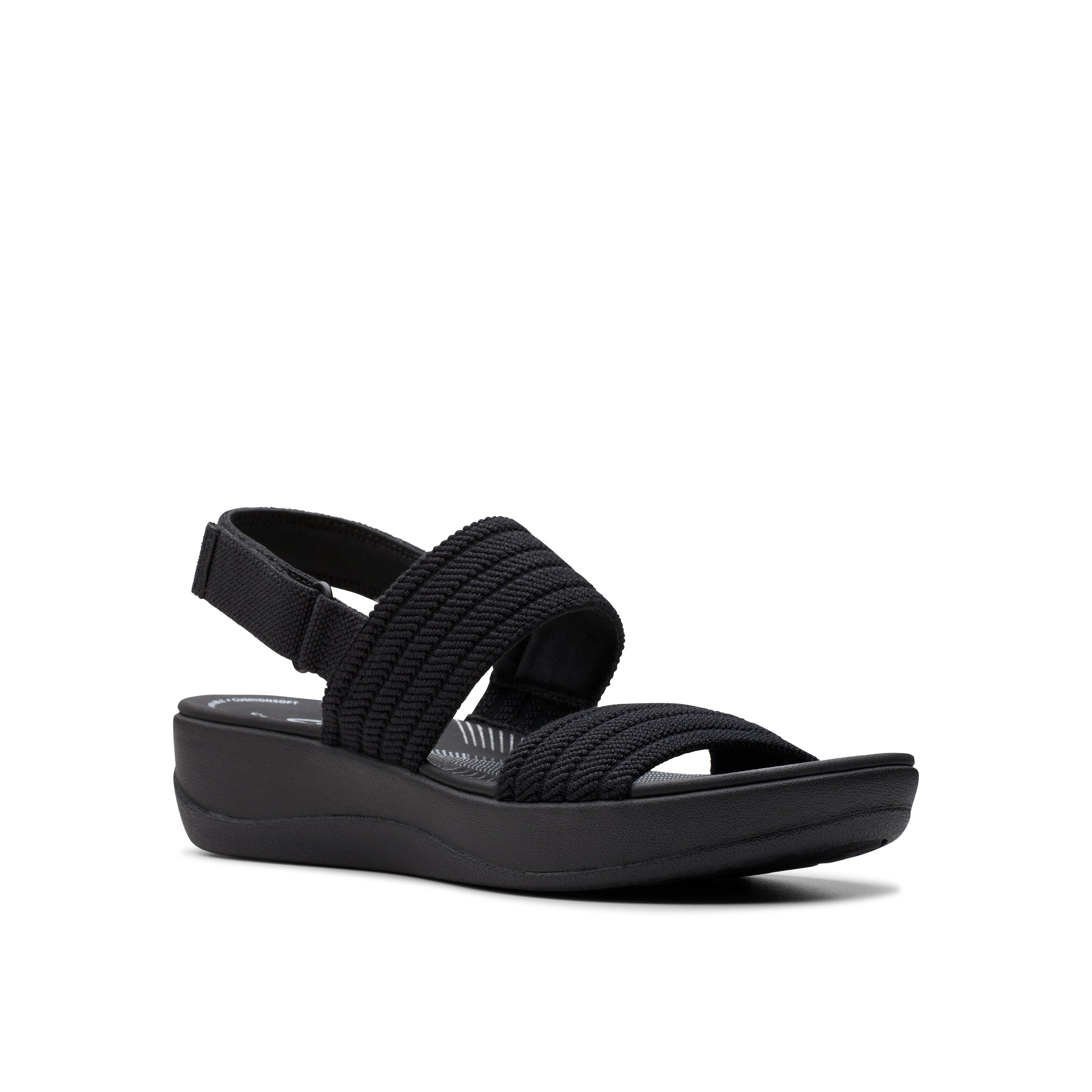 Clarks Women Arla Stroll Black Sandal