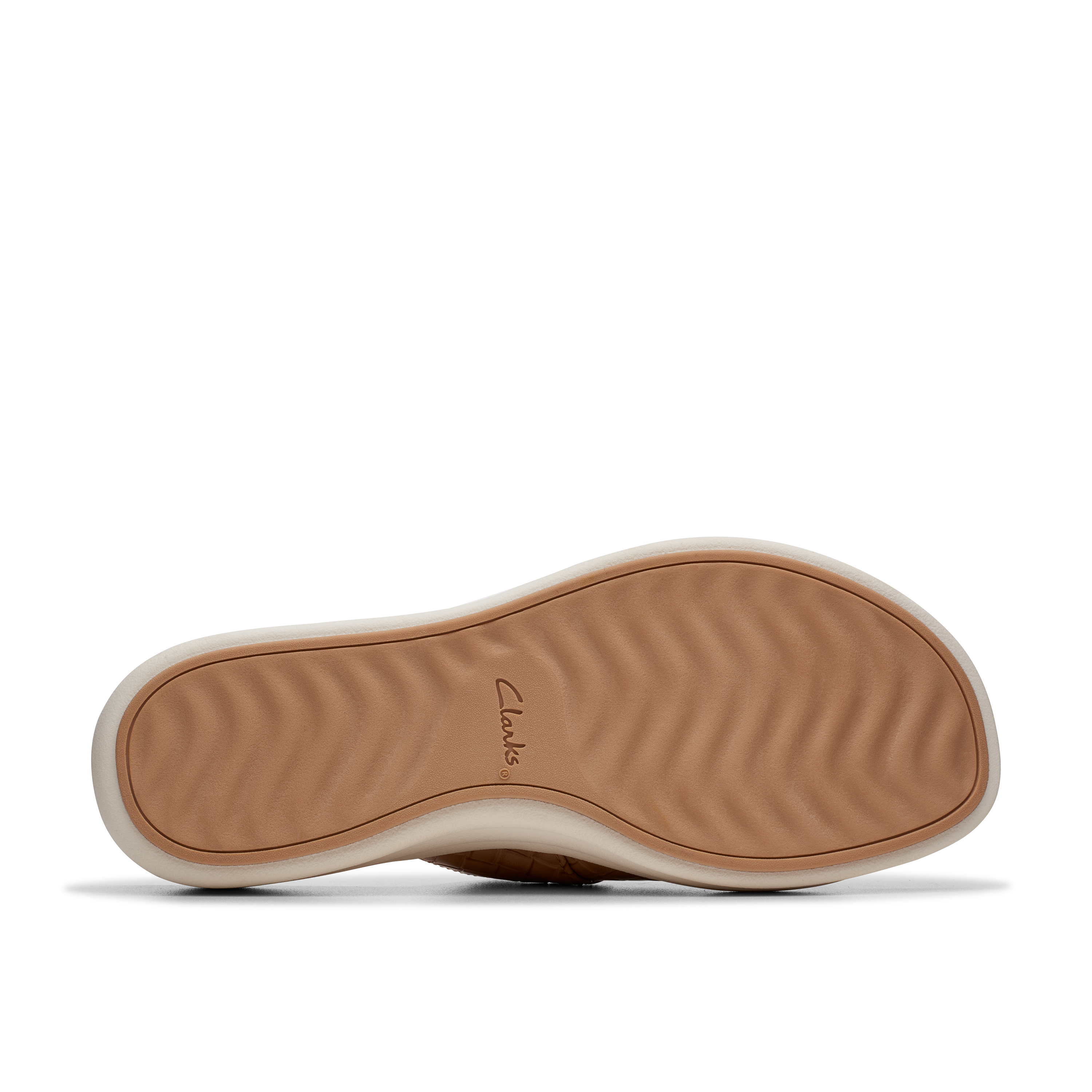 Clarks Women Drift Buckle Beige Slide