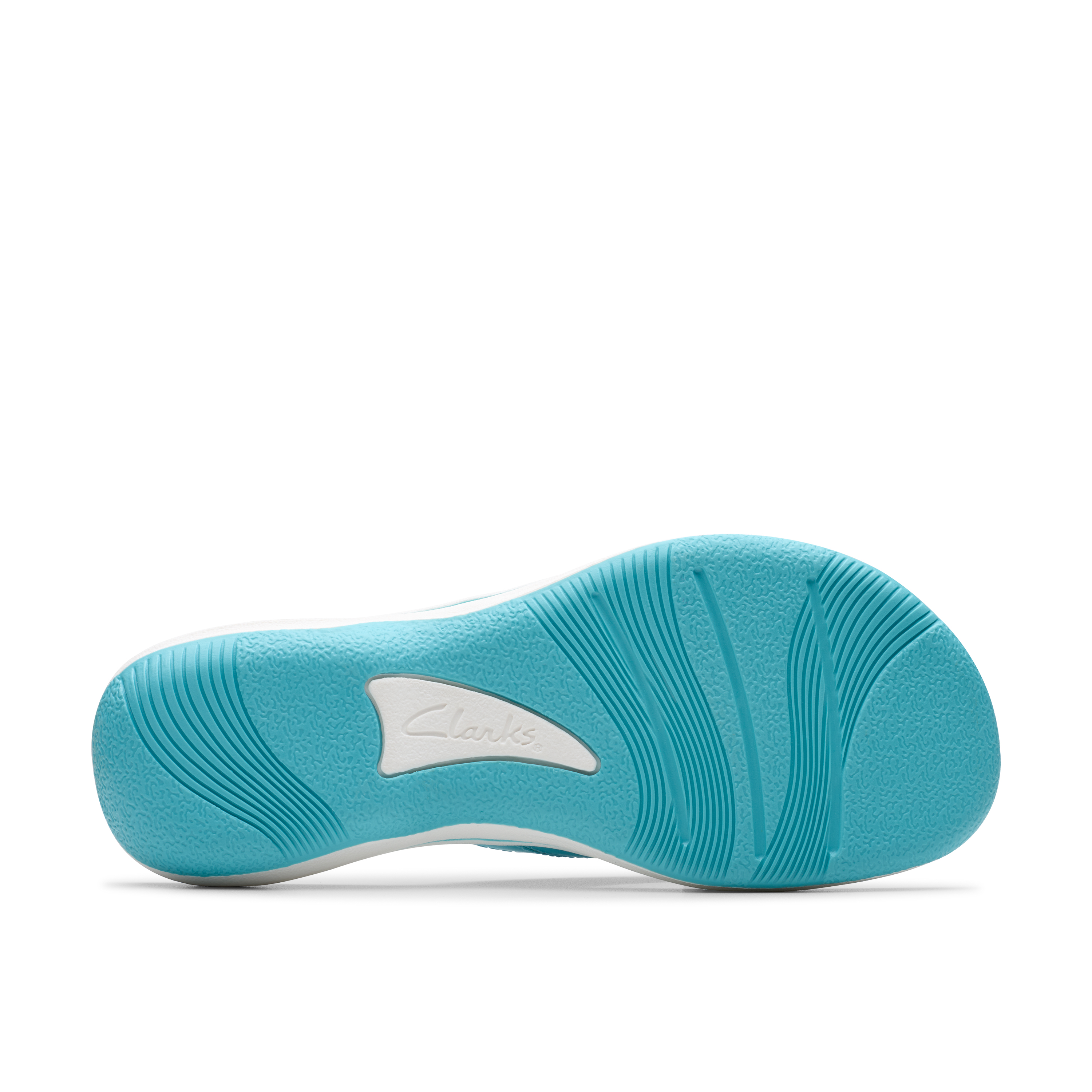Clarks Women Brinkley Reyna Light Blue Flip Flop