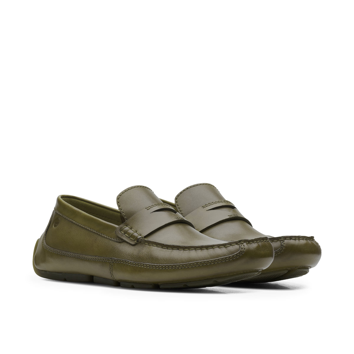 Clarks Men Olive Markman Way Shoes