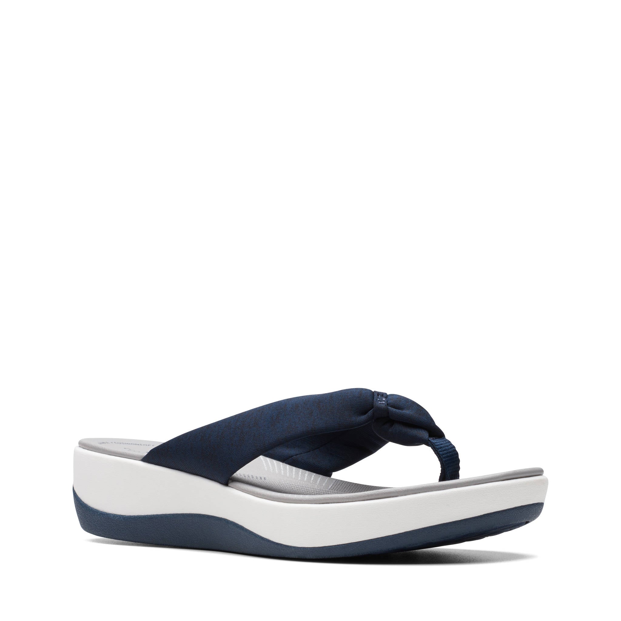Clarks Women Arla Glison Blue Flip Flop