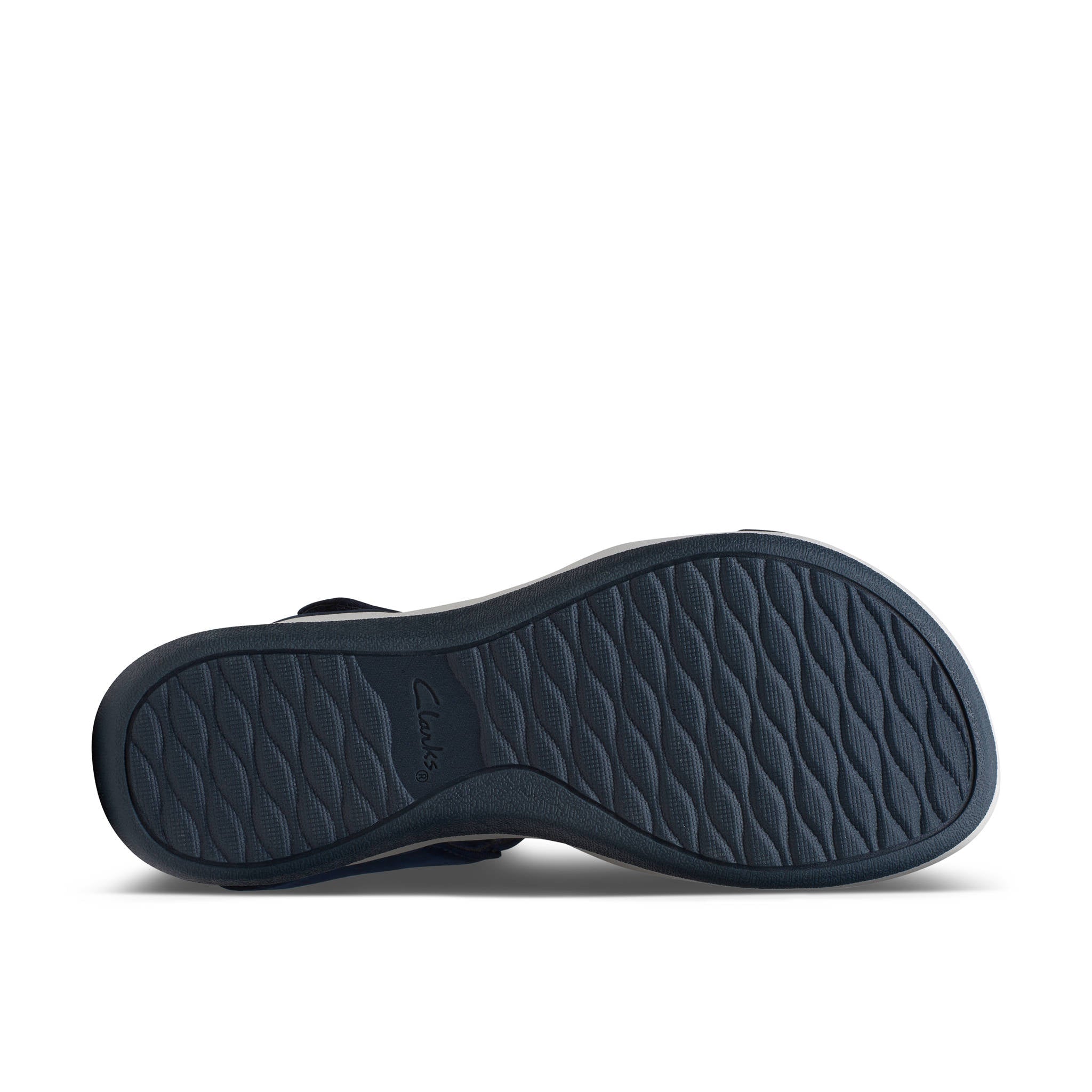 Clarks Women Arla Shore Navy Sandal
