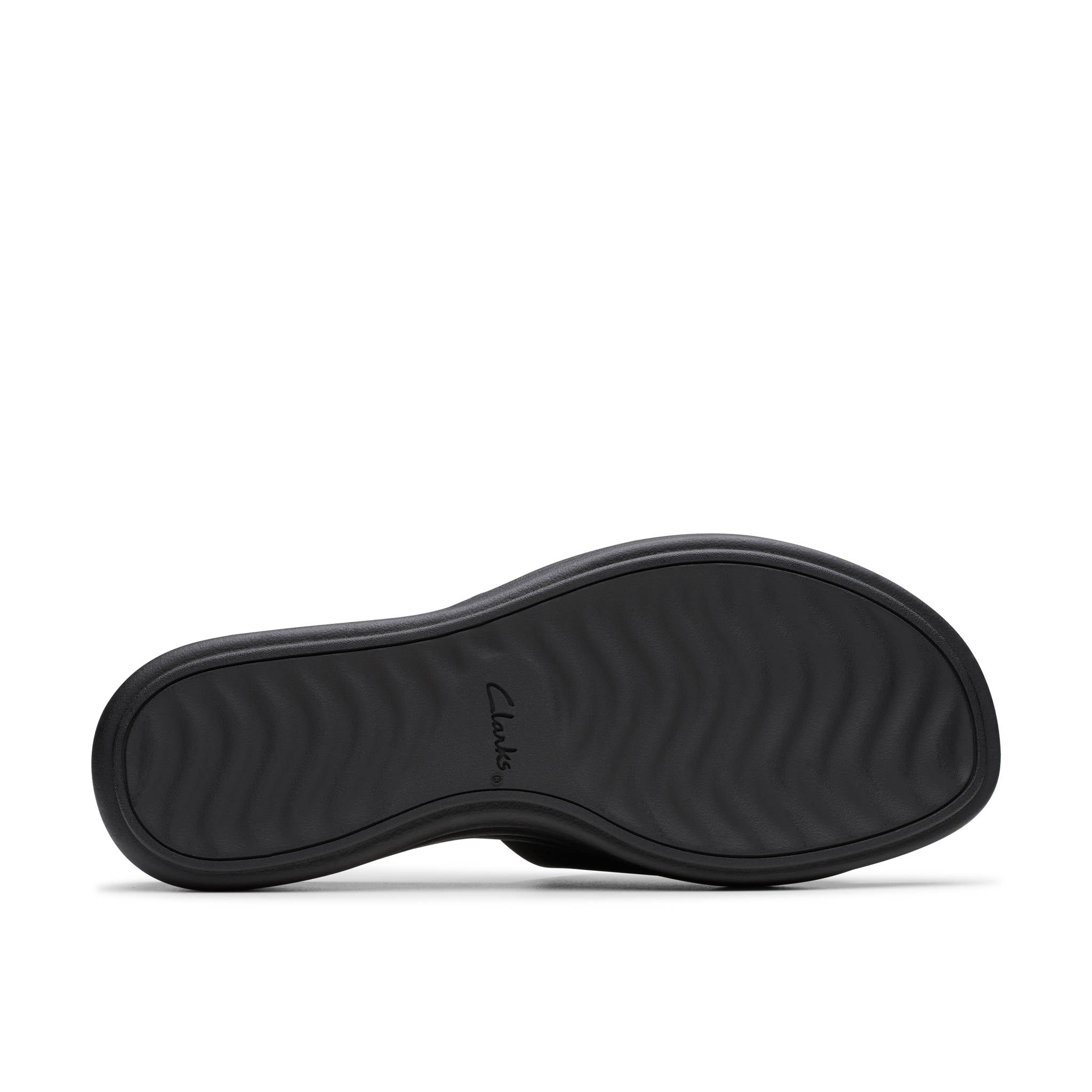 Clarks Women Drift Twist Black Slide
