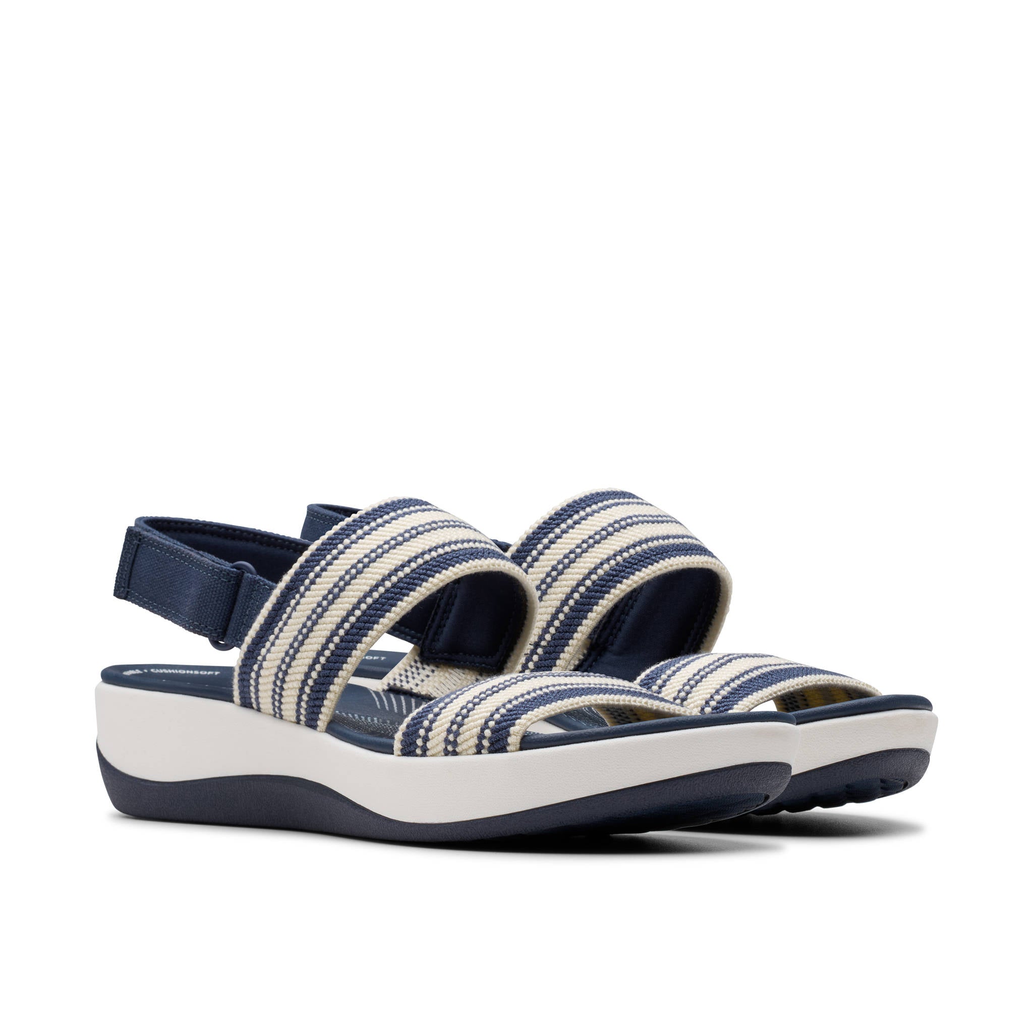 Clarks Women Arla Stroll Navy Sandal