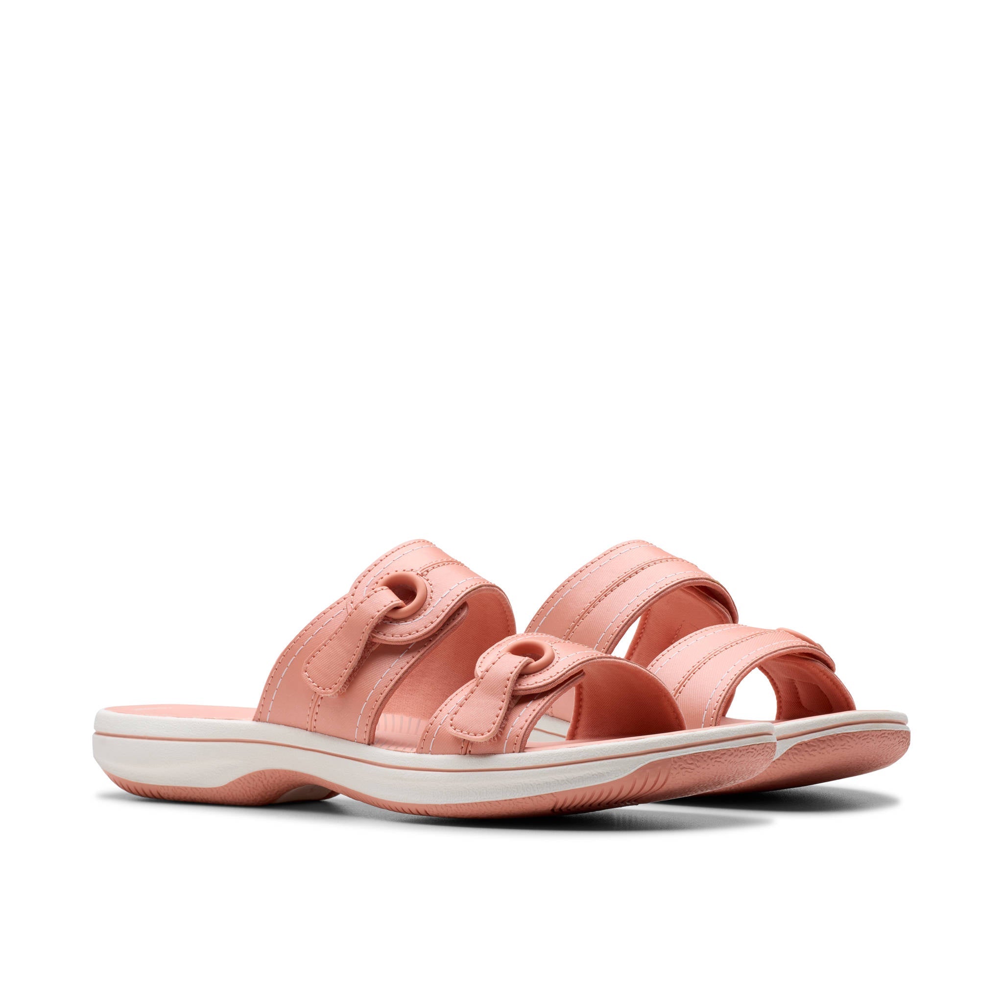 Clarks Women Brinkley Maye Pink Slide