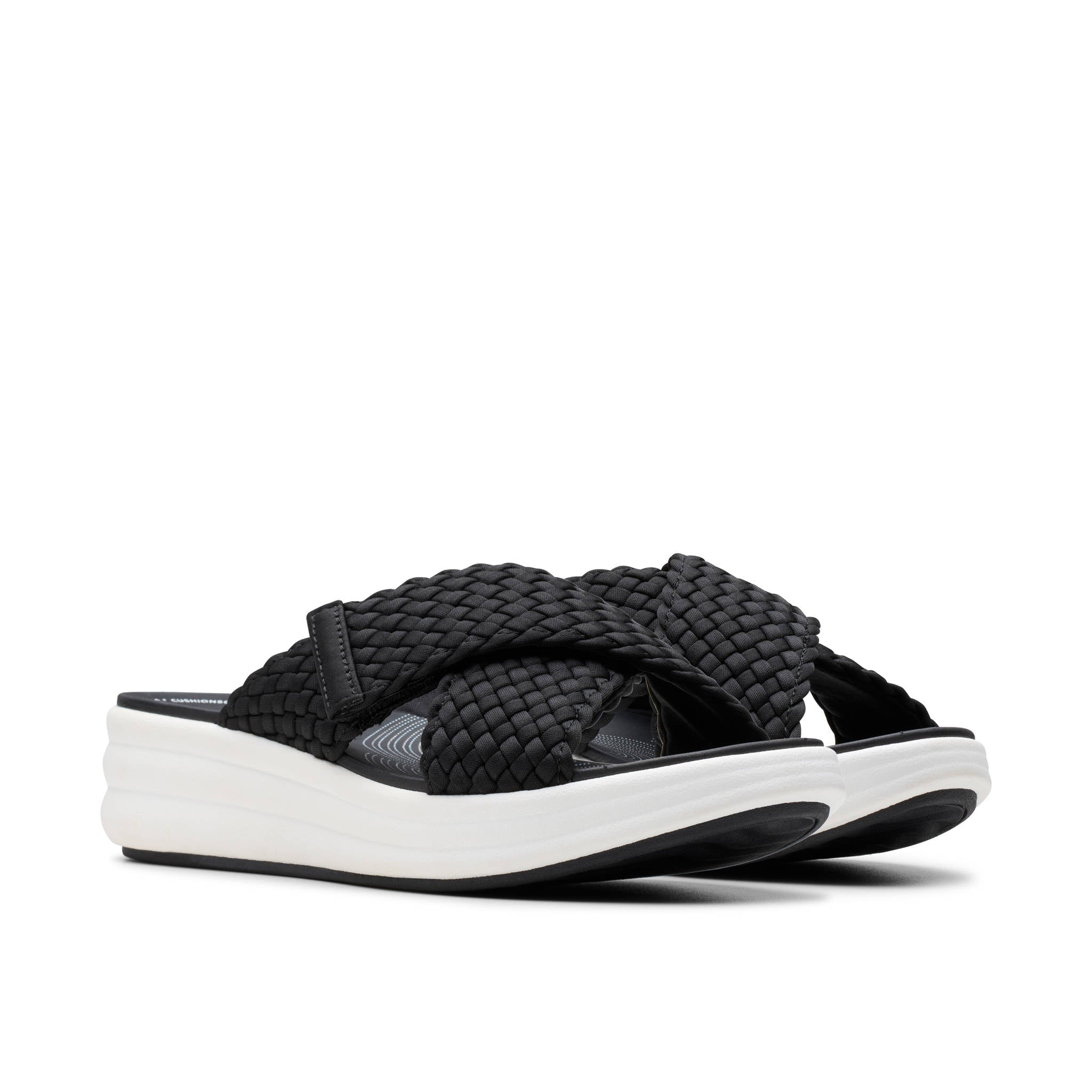 Clarks Women Drift Day Black Slide