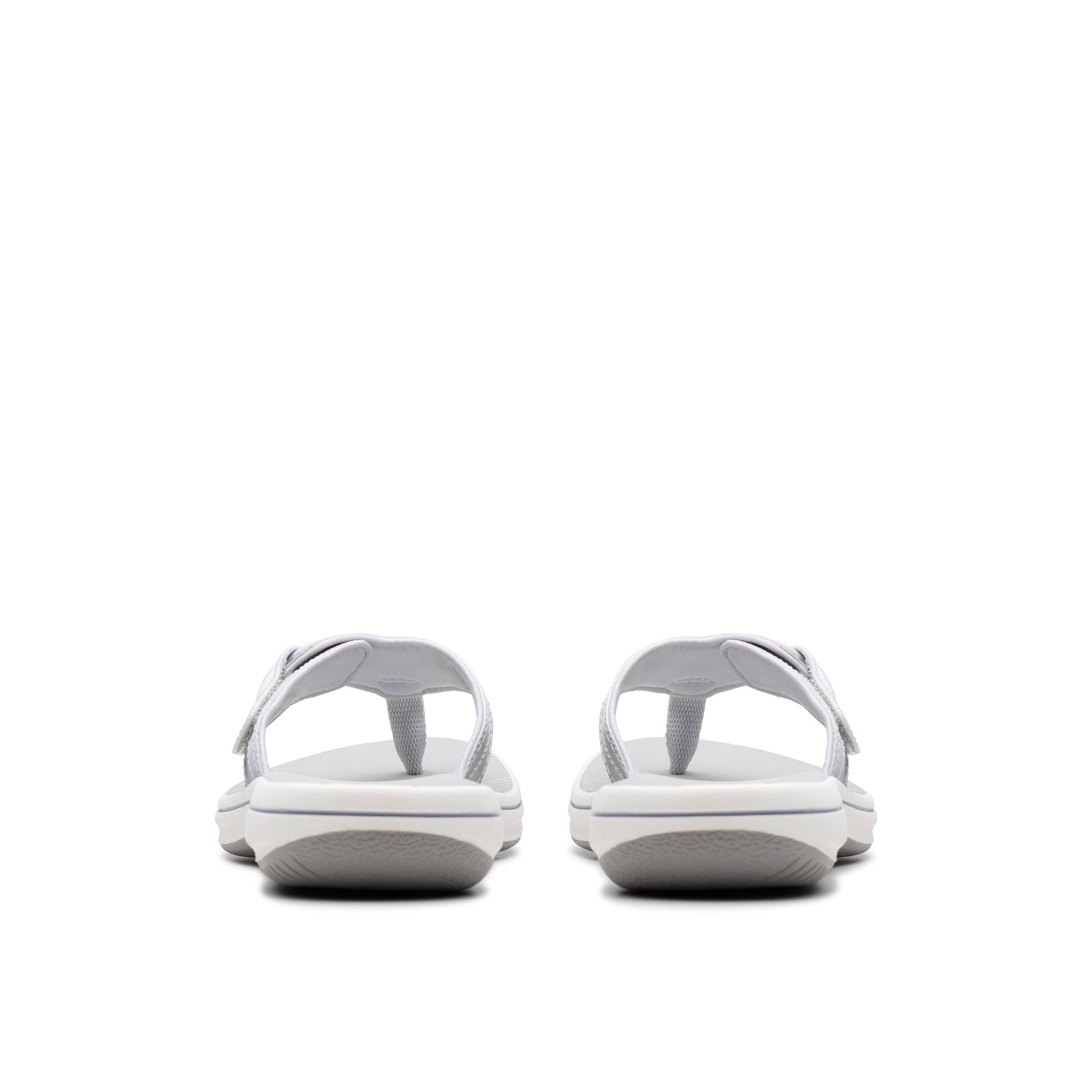 Clarks Women Brinkley Reyna White Flip Flop