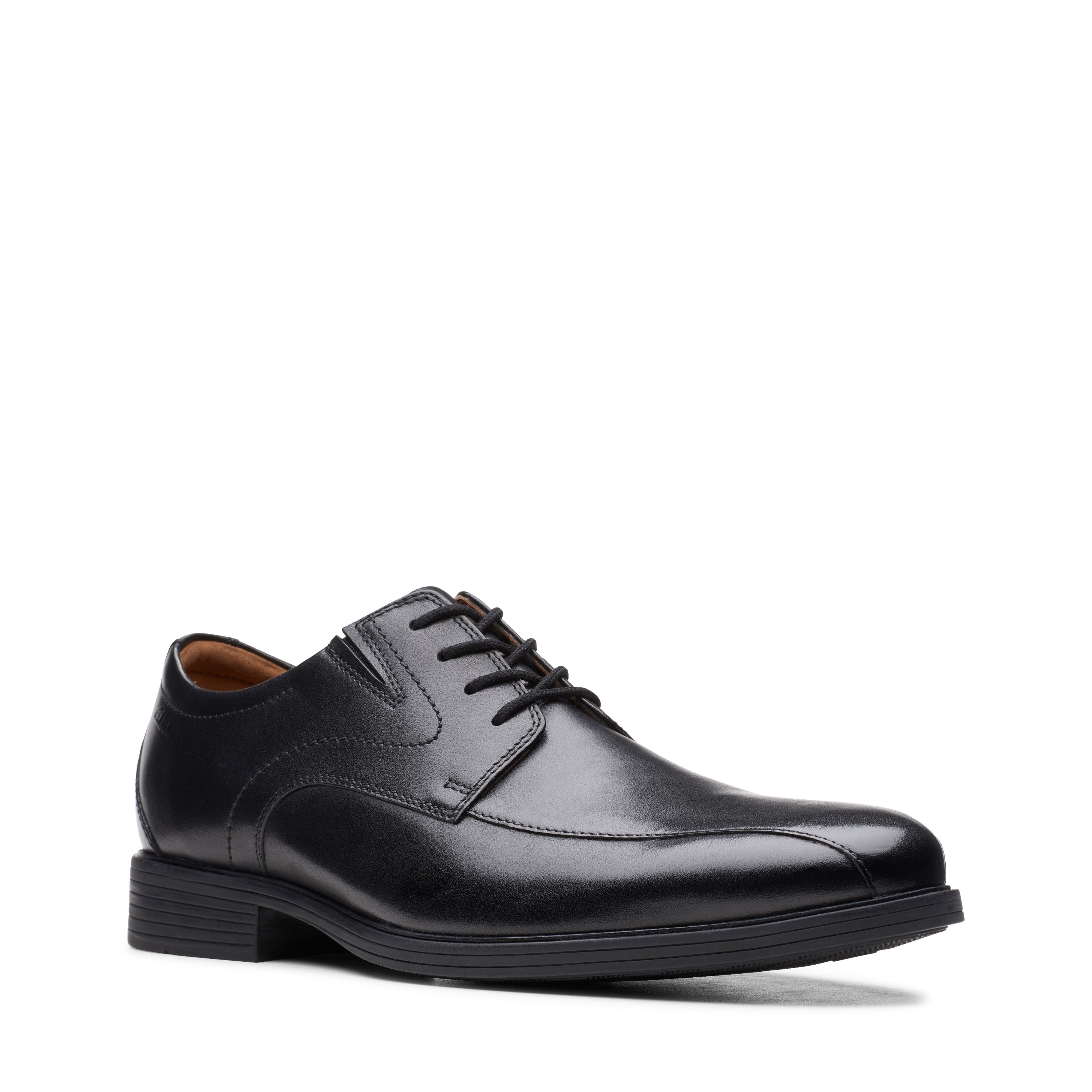 Clarks Men Black Whiddon Pace Shoes