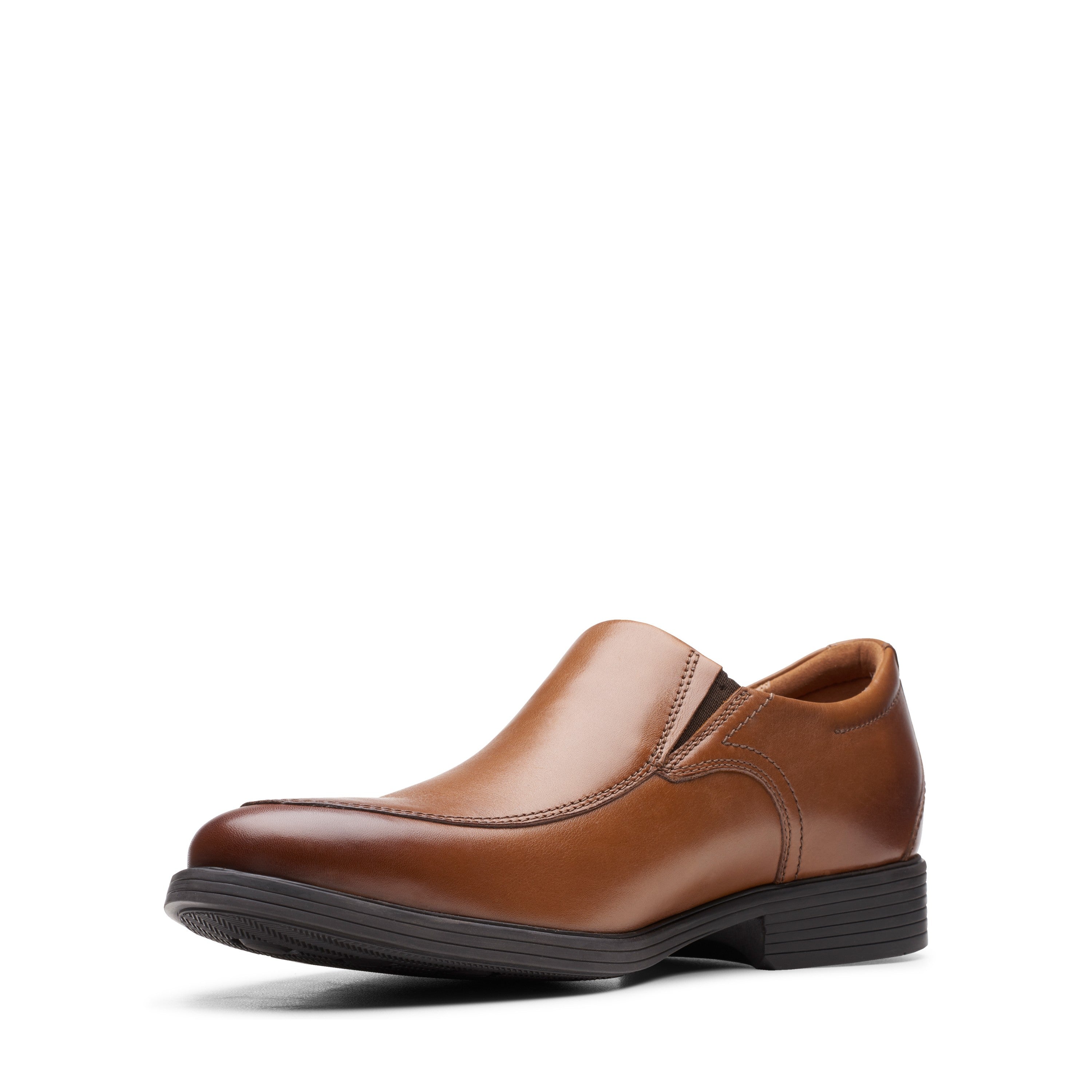 Clarks Men Tan Whiddon Step Shoes