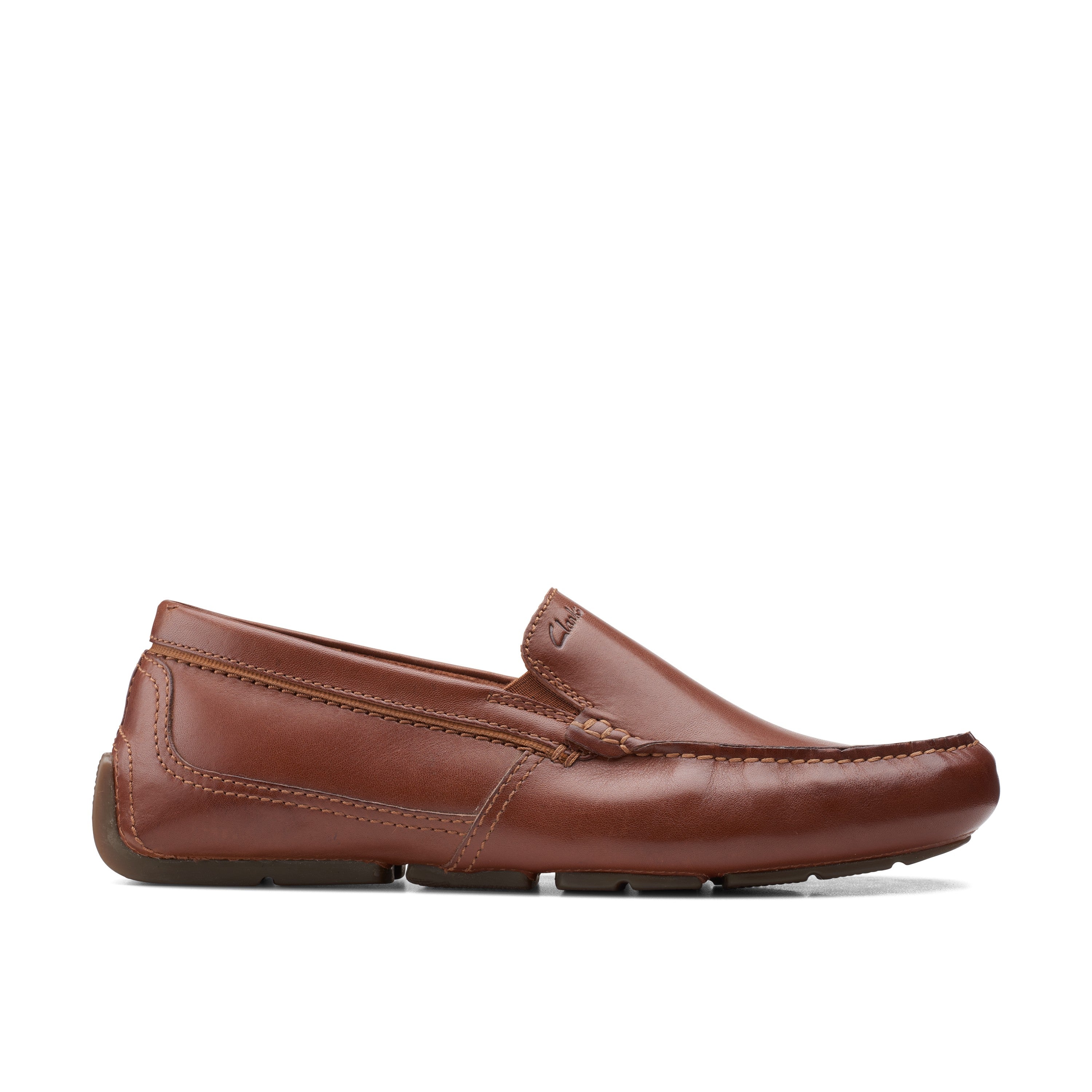 Clarks Men Tan Markman Plain Shoes