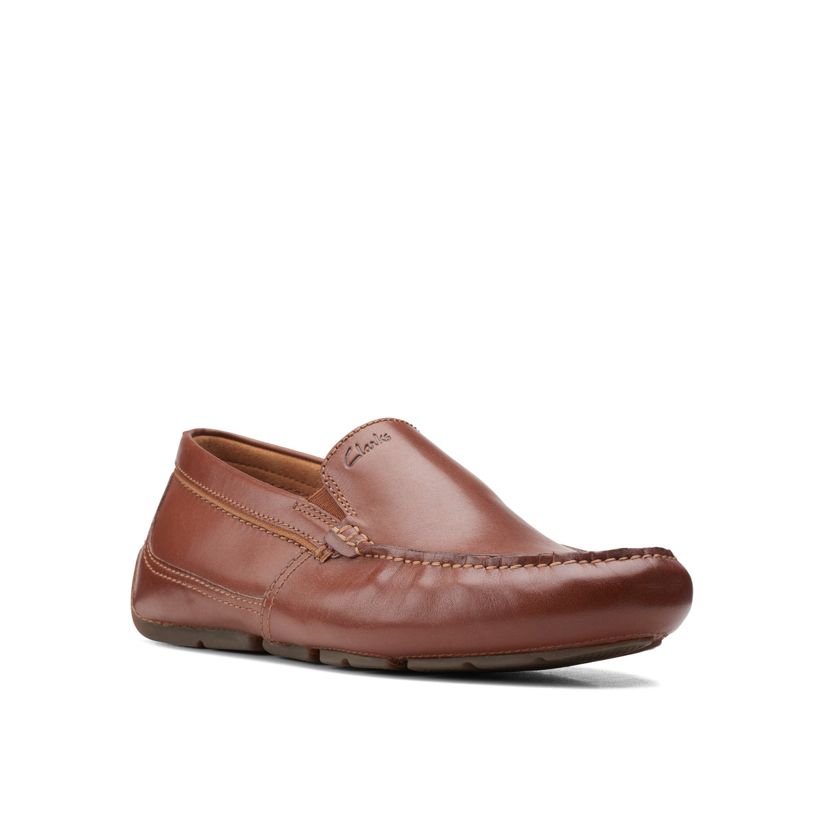 Clarks Men Tan Markman Plain Shoes