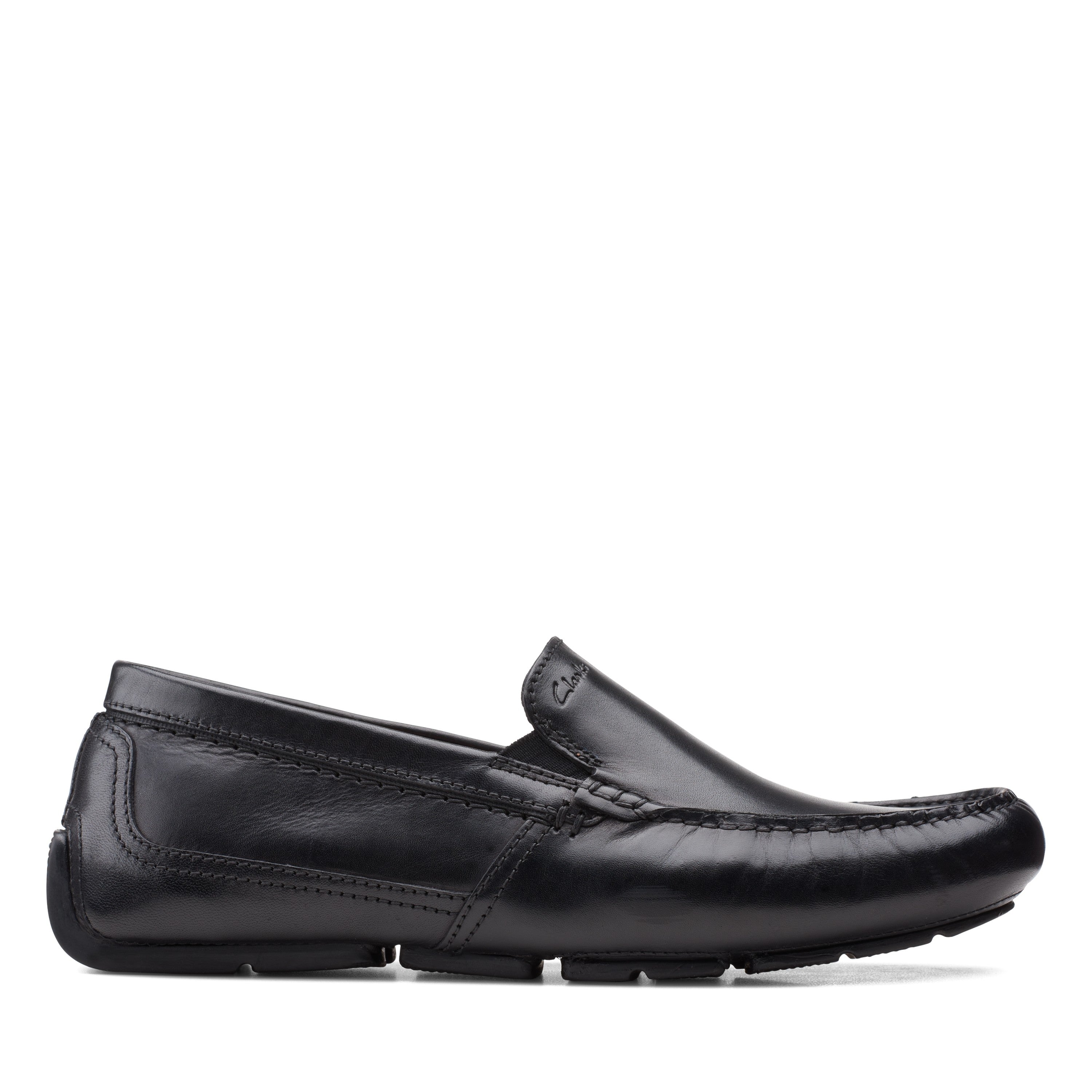 Clarks Men Black Markman Plain Shoes