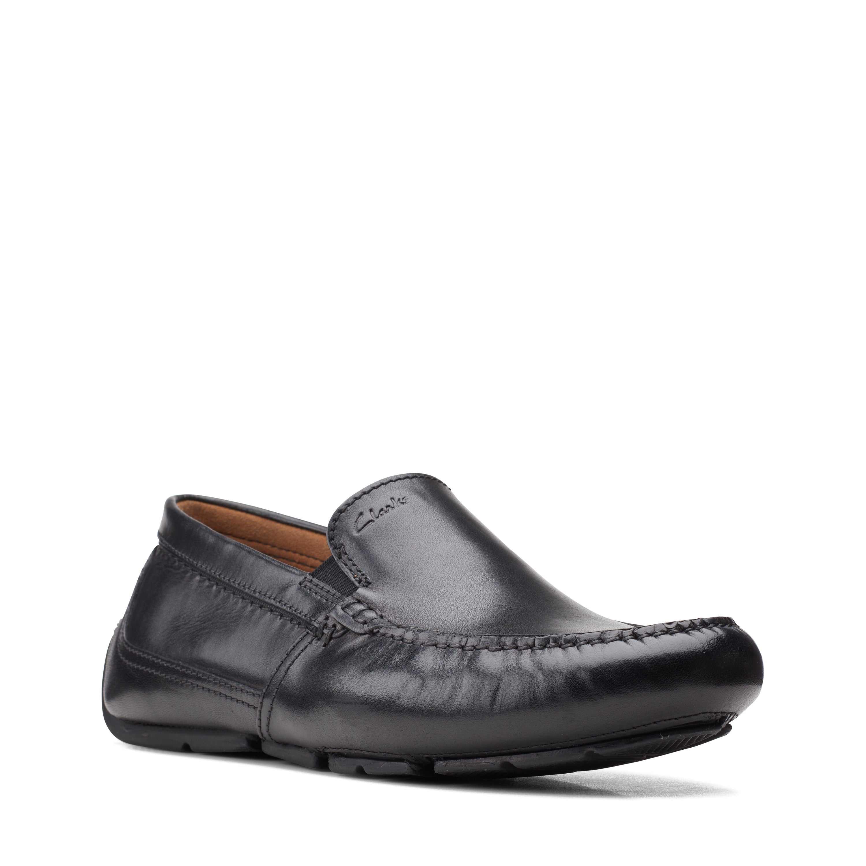 Clarks Men Black Markman Plain Shoes