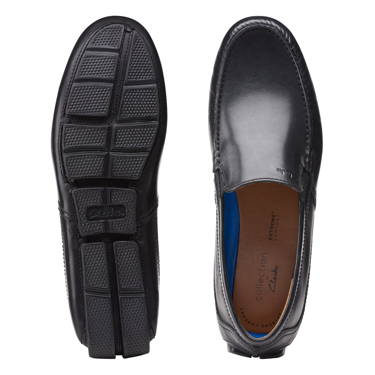 Clarks Men Black Markman Plain Shoes