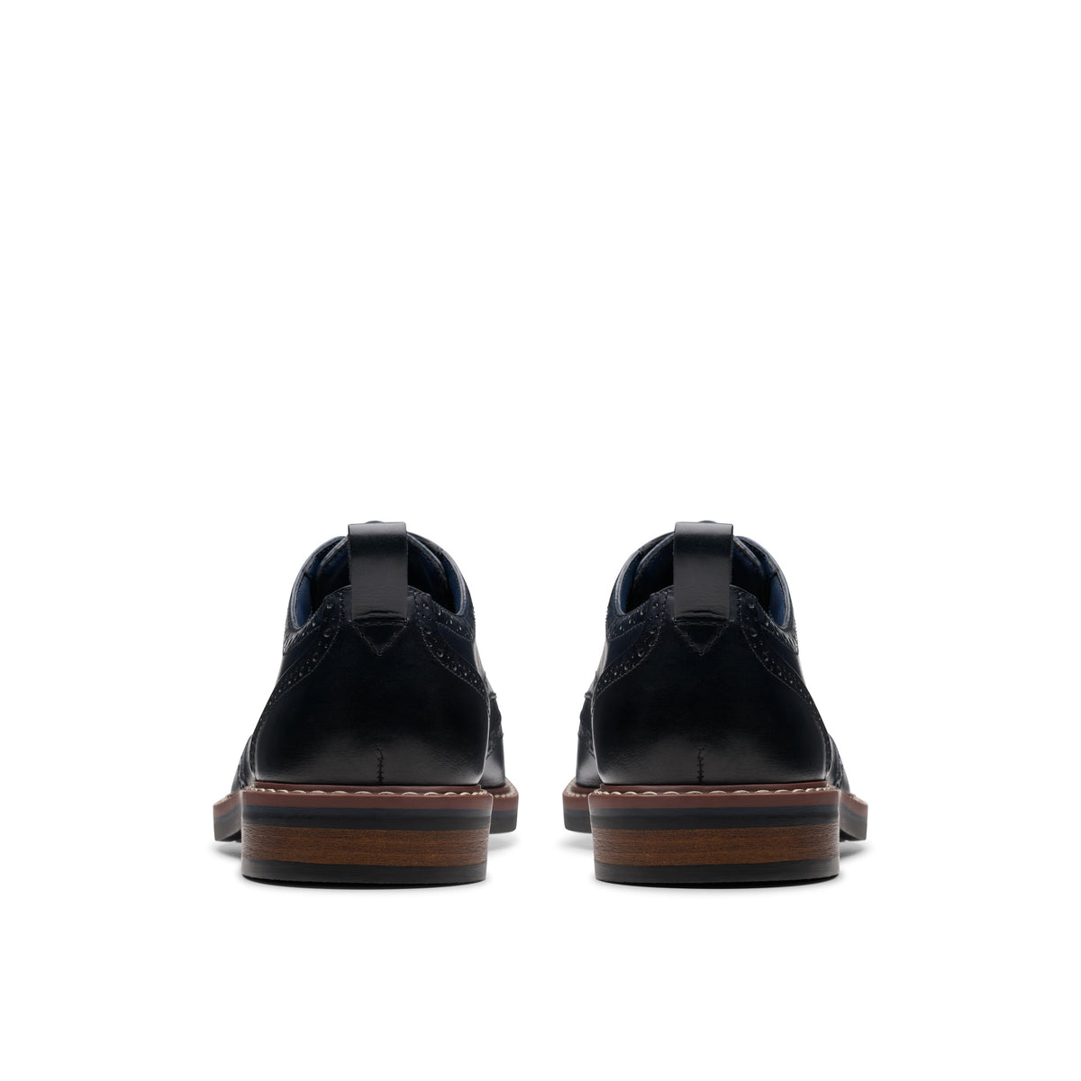 Clarks Men Blue-Navy Aldwin Limit Shoes
