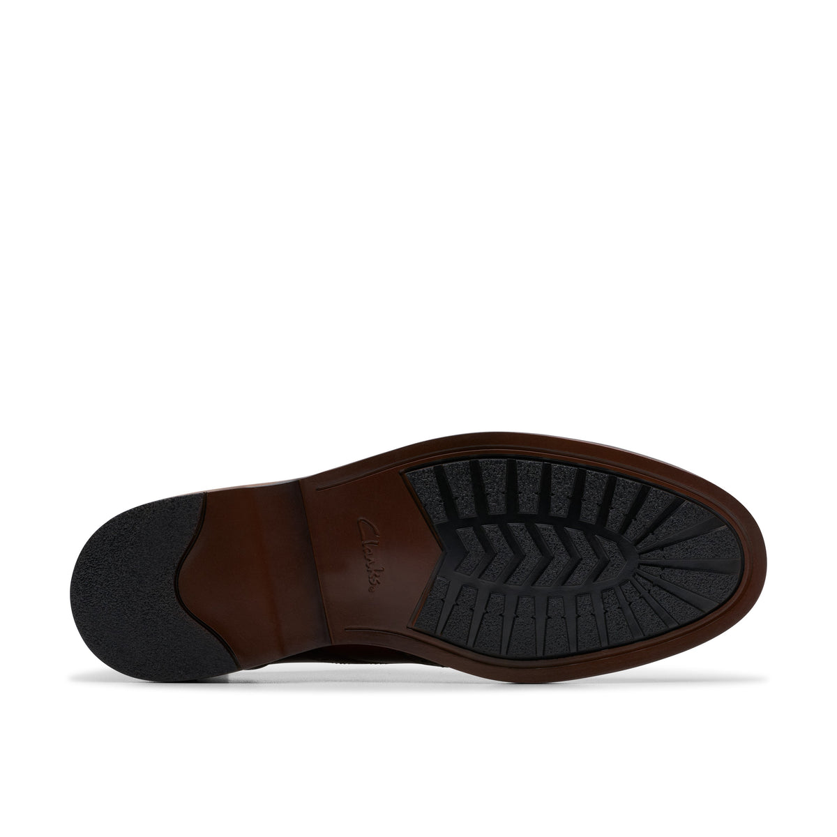 Clarks Men Tan Aldwin Limit Shoes