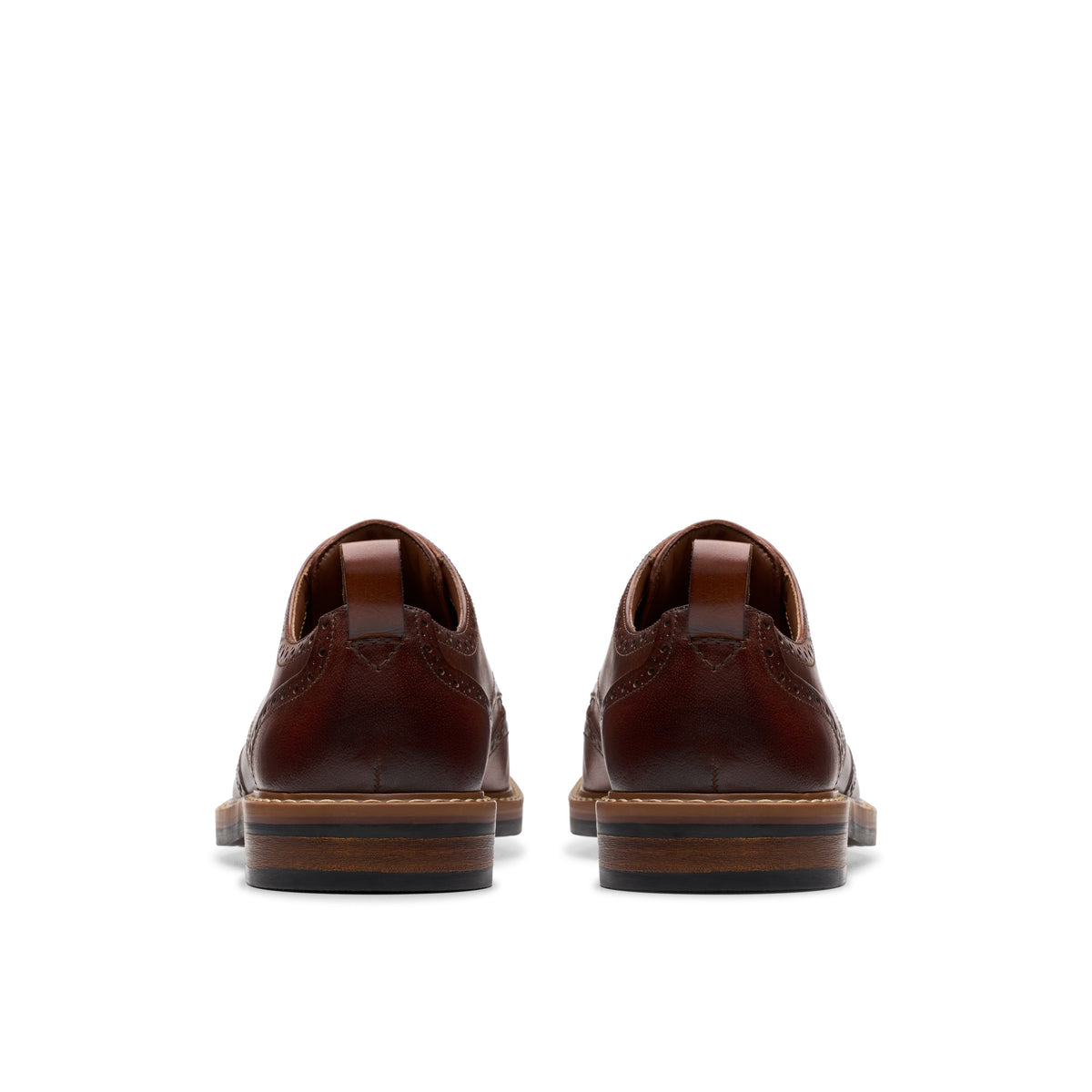 Clarks Men Tan Aldwin Limit Shoes