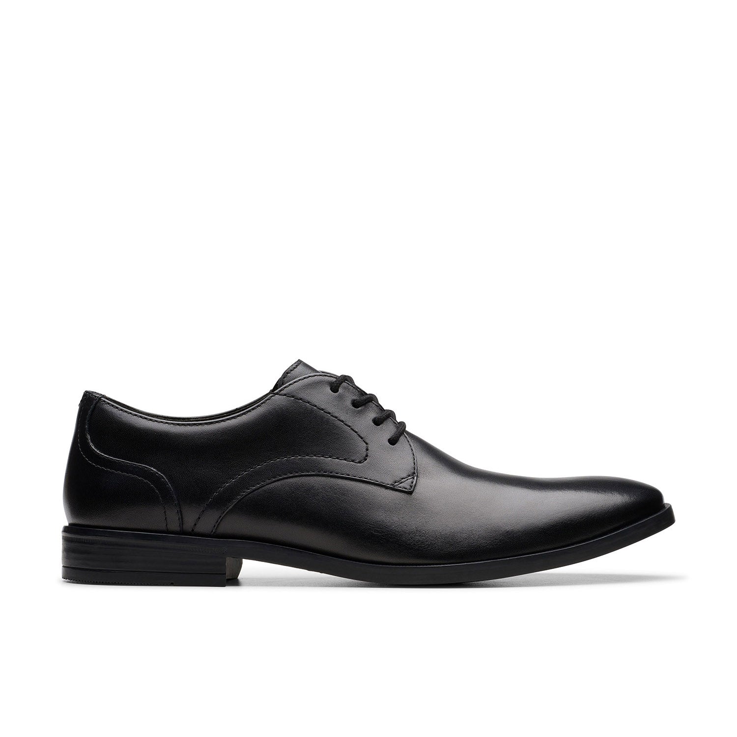 Clarks Men Brandon Lace Black Shoes