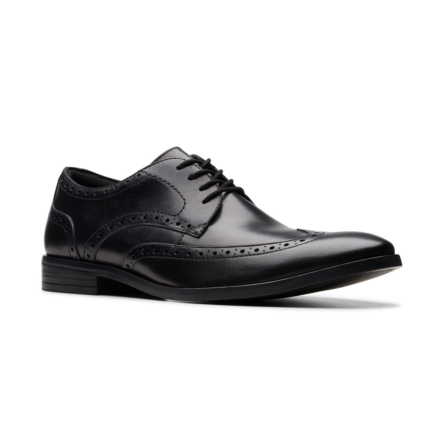 Clarks Men Brandon Limit Black Shoes