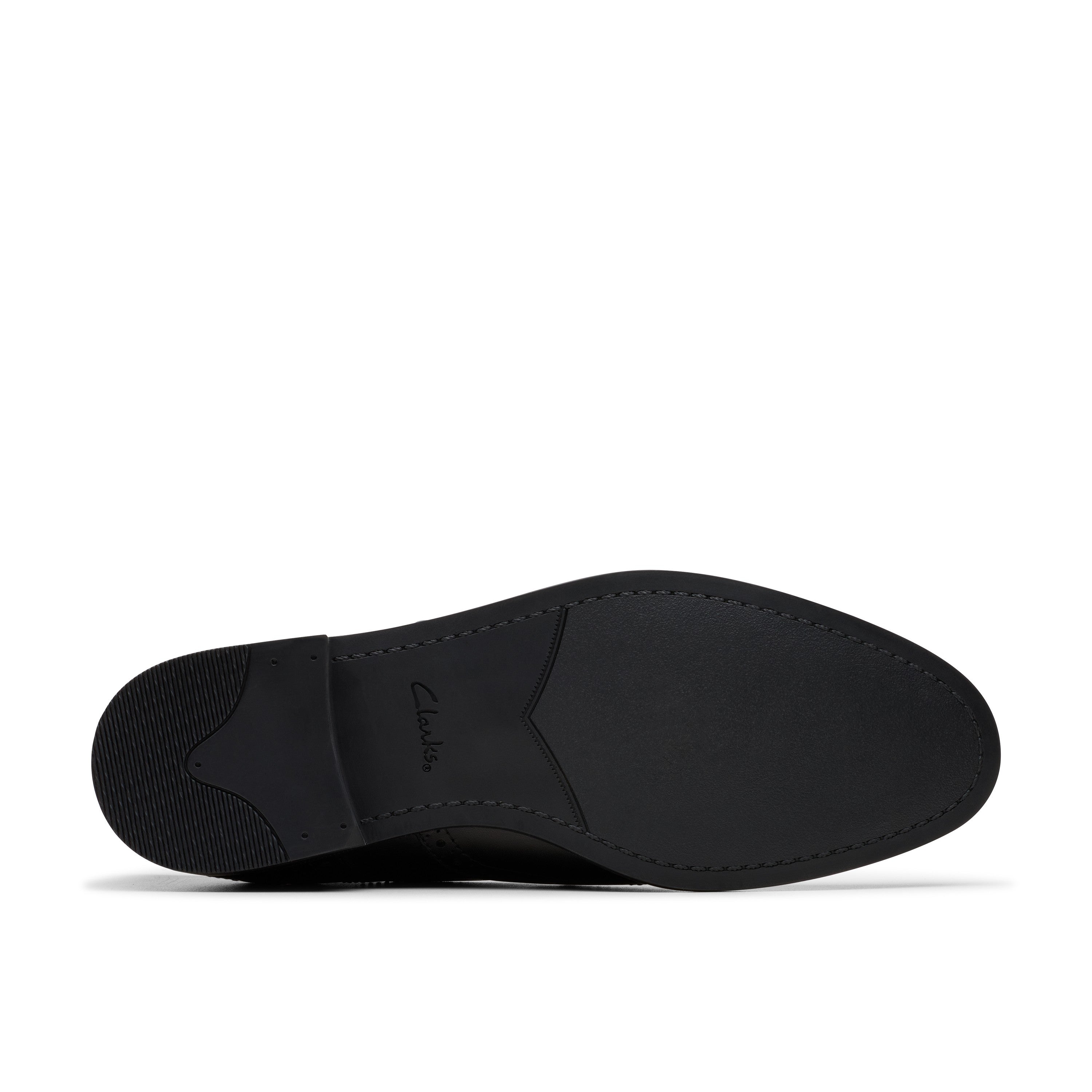 Clarks Men Black Brandon Limit Shoes