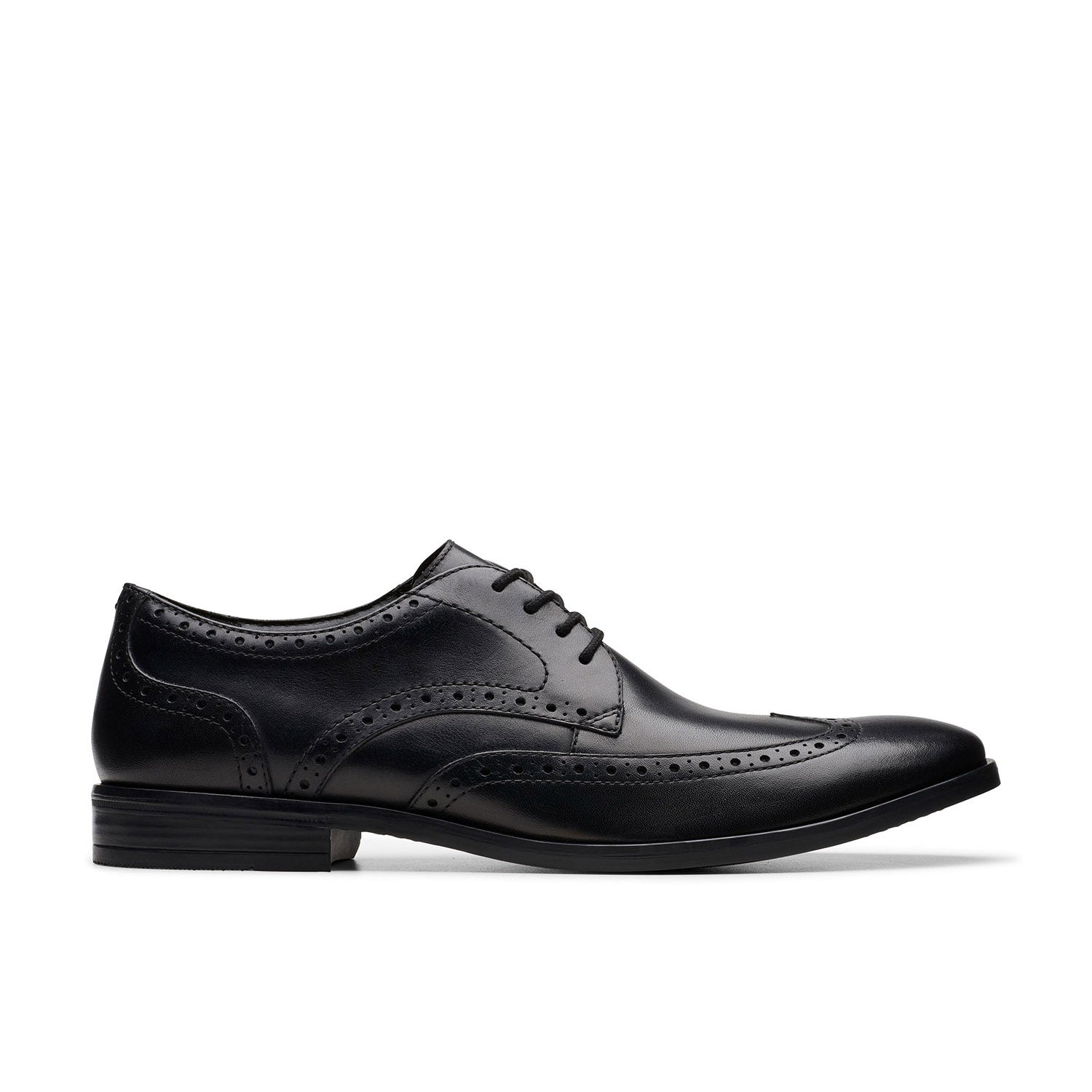Clarks Men Brandon Limit Black Shoes