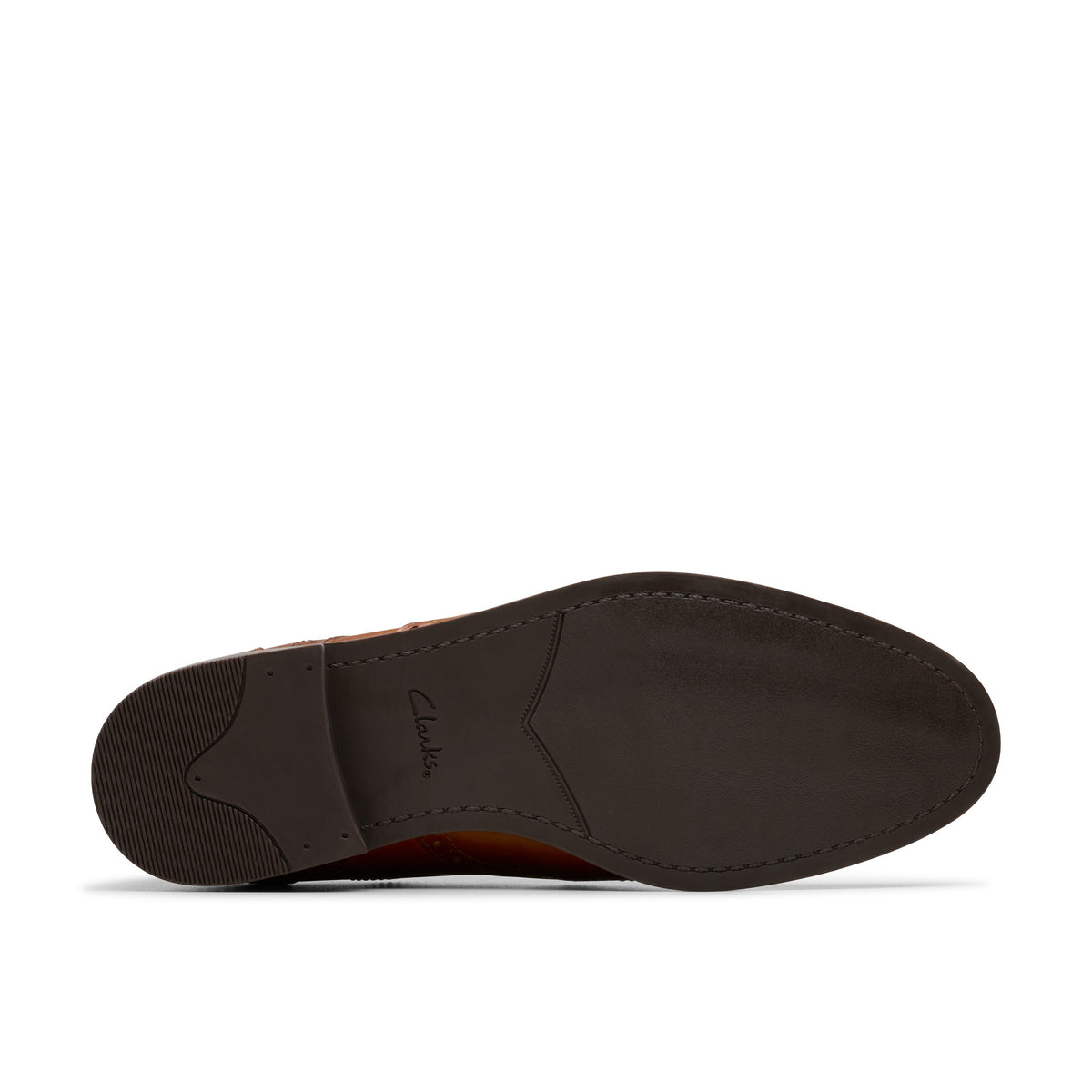 Clarks Men Tan Brandon Limit Shoes