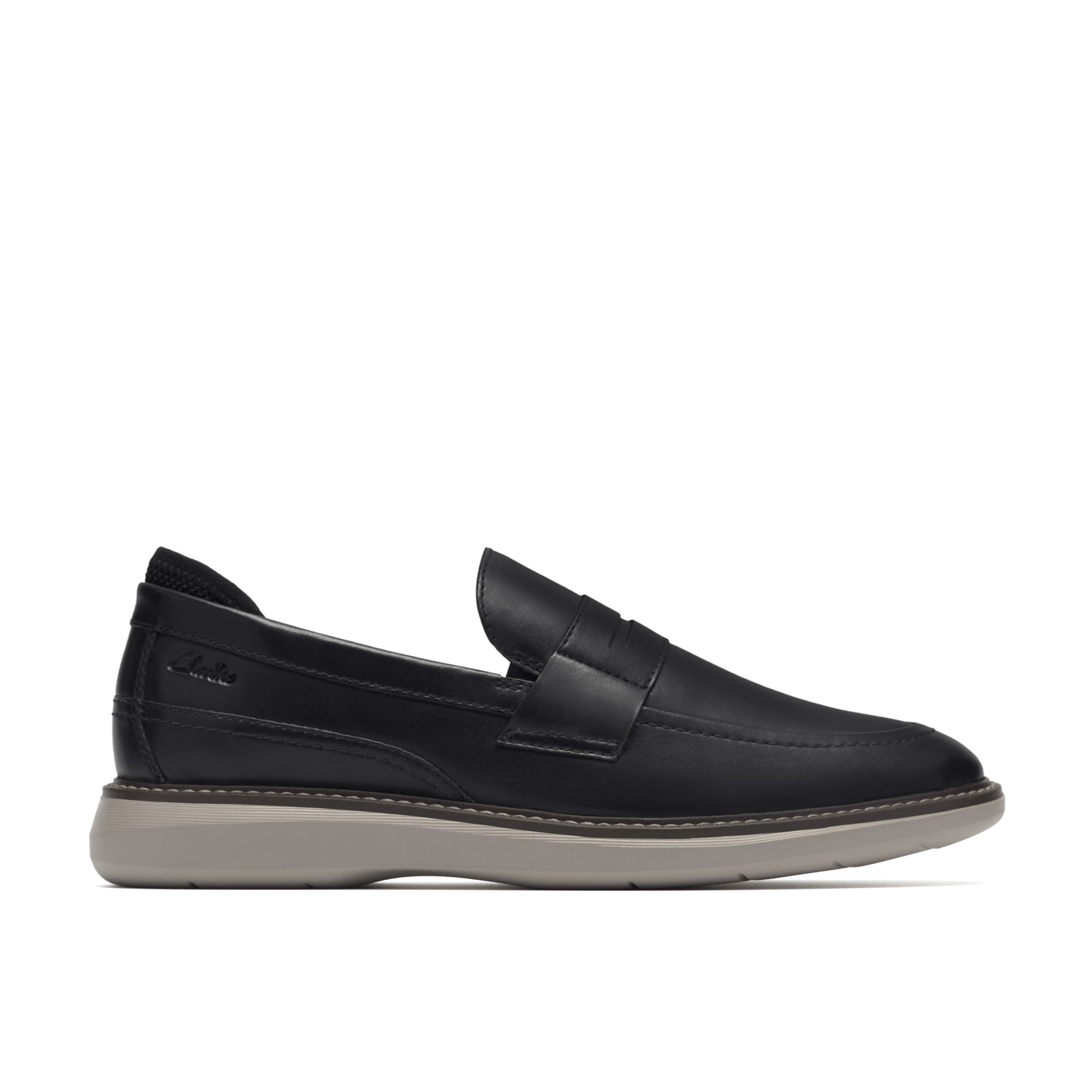 Clarks Men Black Brantin Loafer Shoes