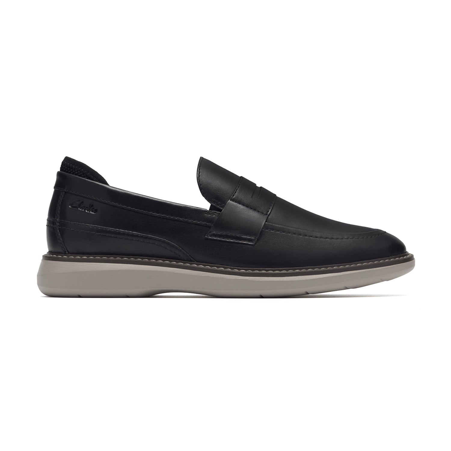 Clarks Men Brantin Loafer Black Shoes