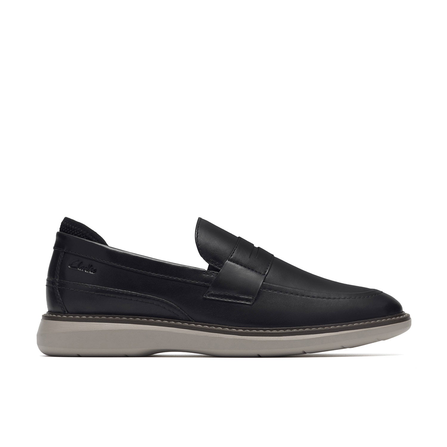 Clarks Men Brantin Loafer Black Shoes