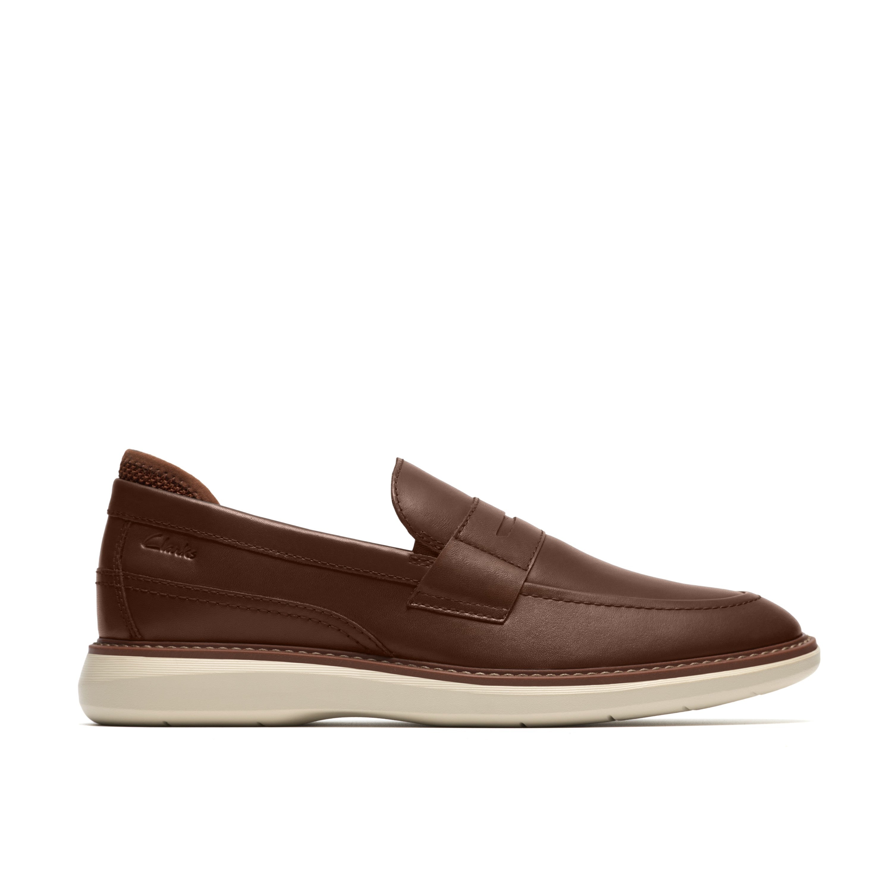 Clarks Men Tan Brantin Loafer Shoes