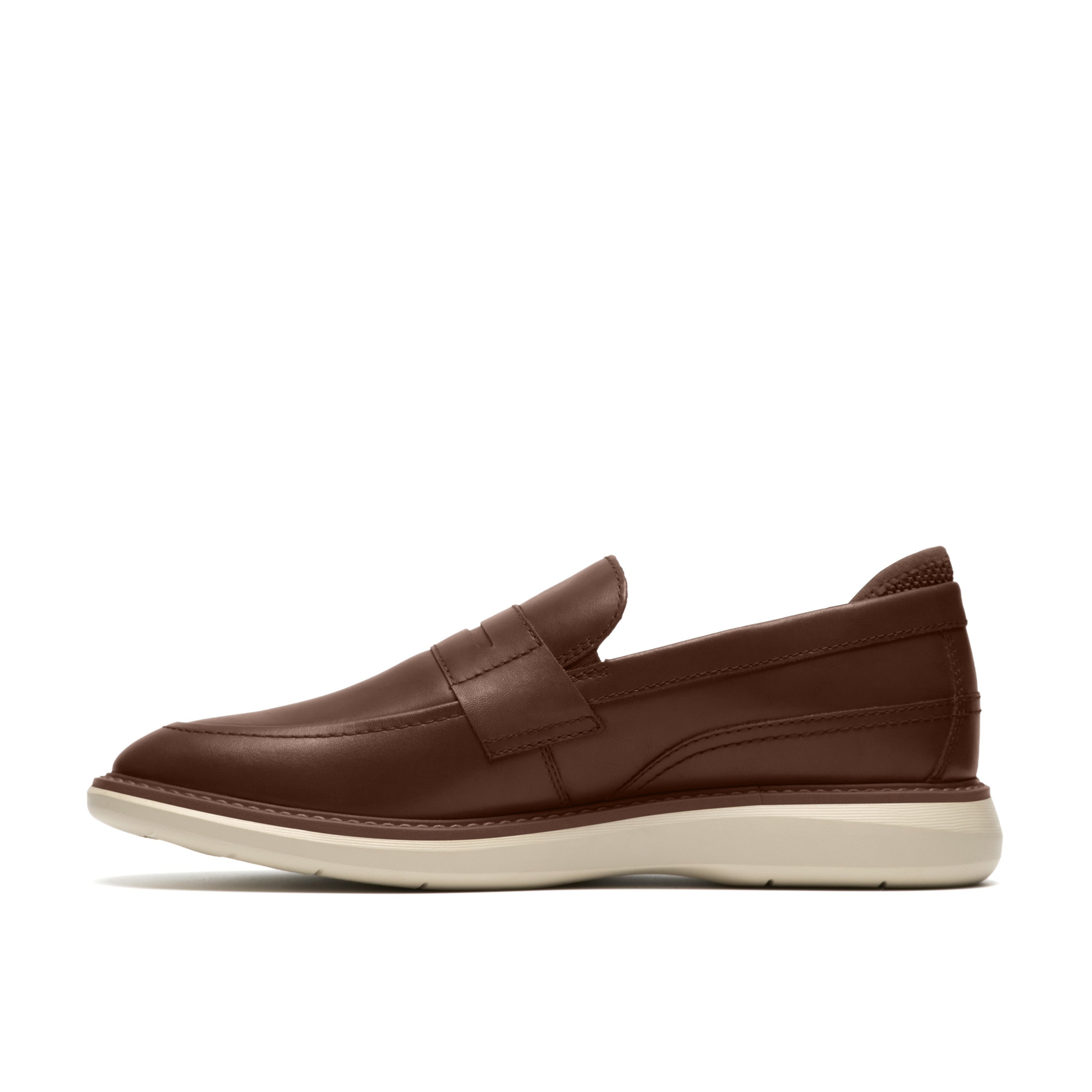 Clarks Men Tan Brantin Loafer Shoes