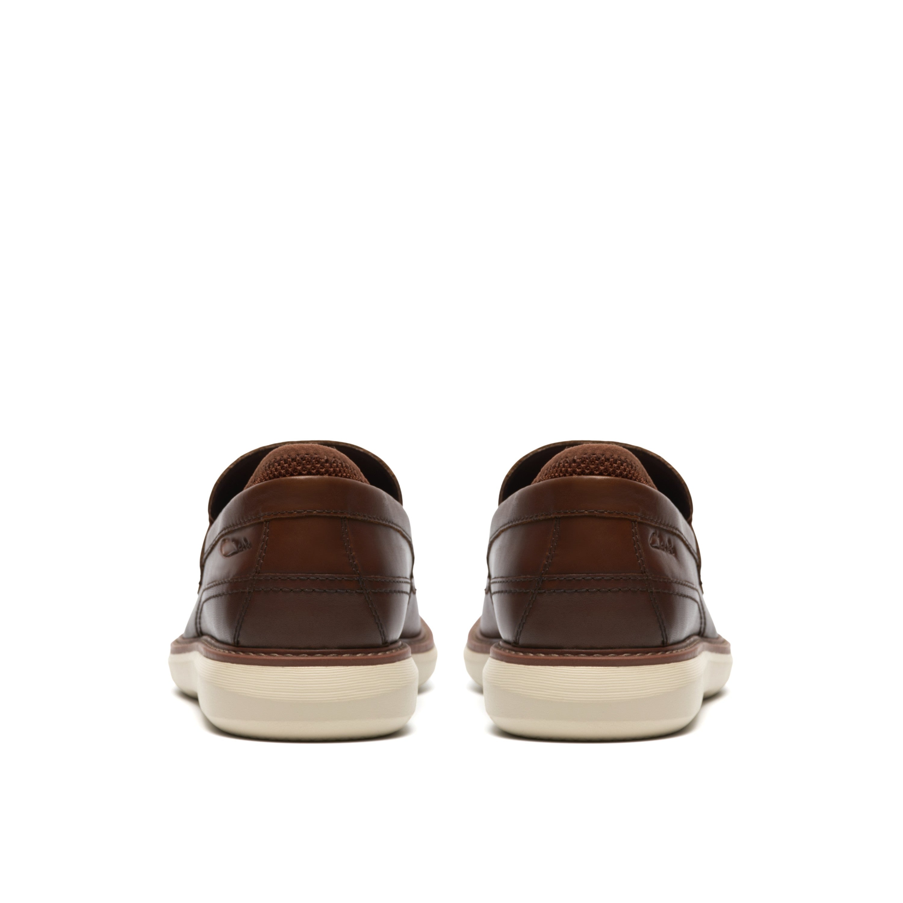 Clarks Men Tan Brantin Loafer Shoes
