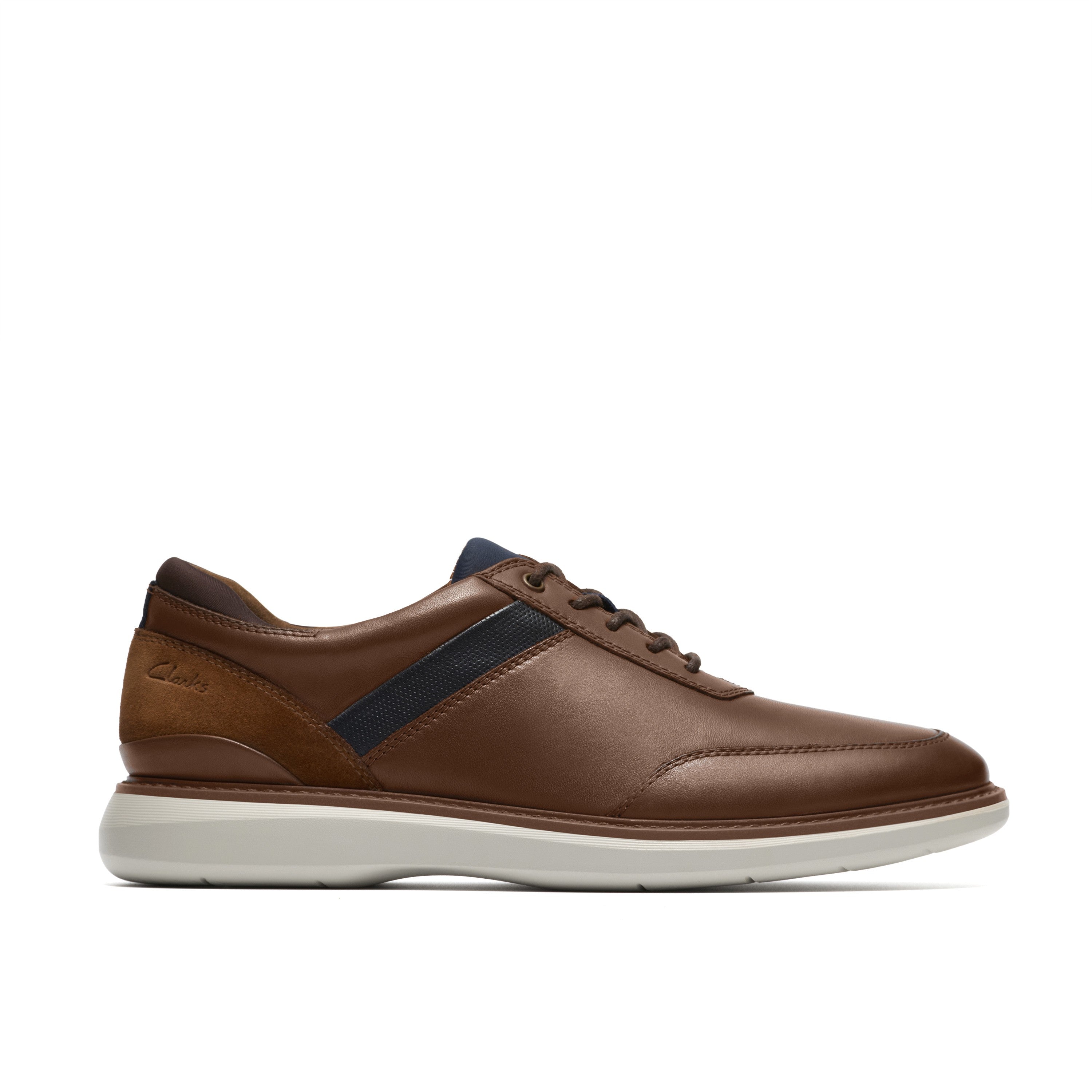 Clarks Men Tan Brantin Style Shoes