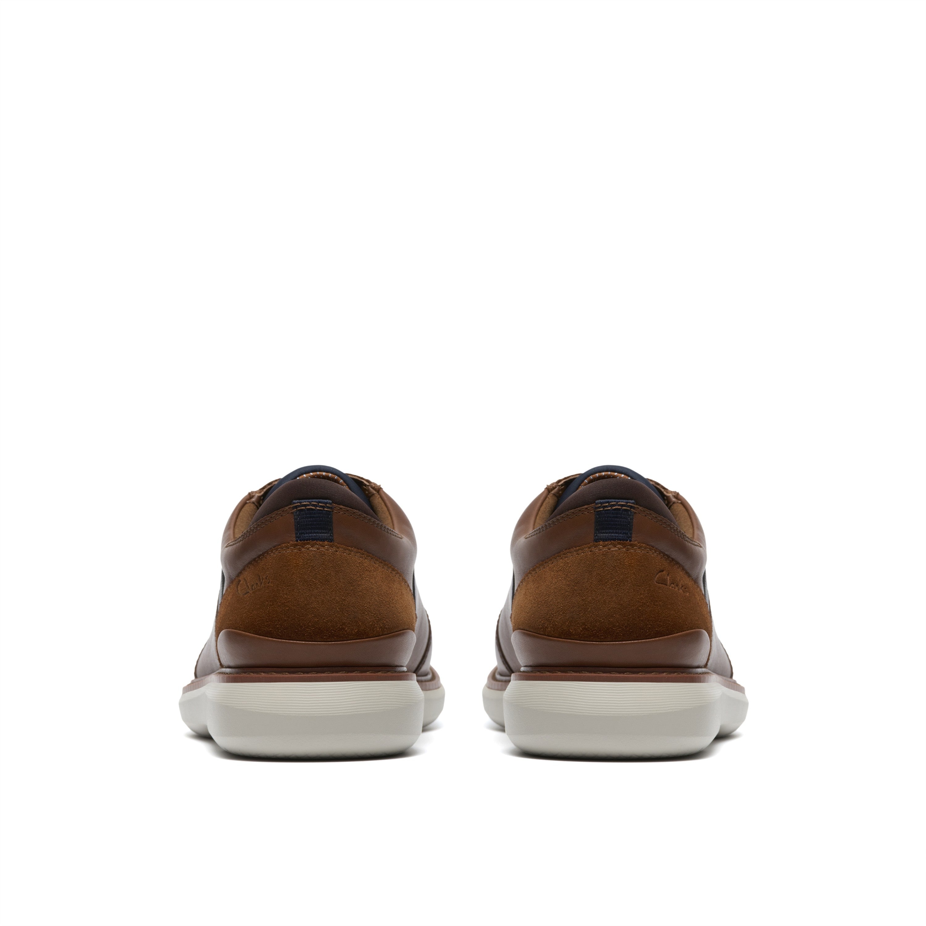 Clarks Men Tan Brantin Style Shoes