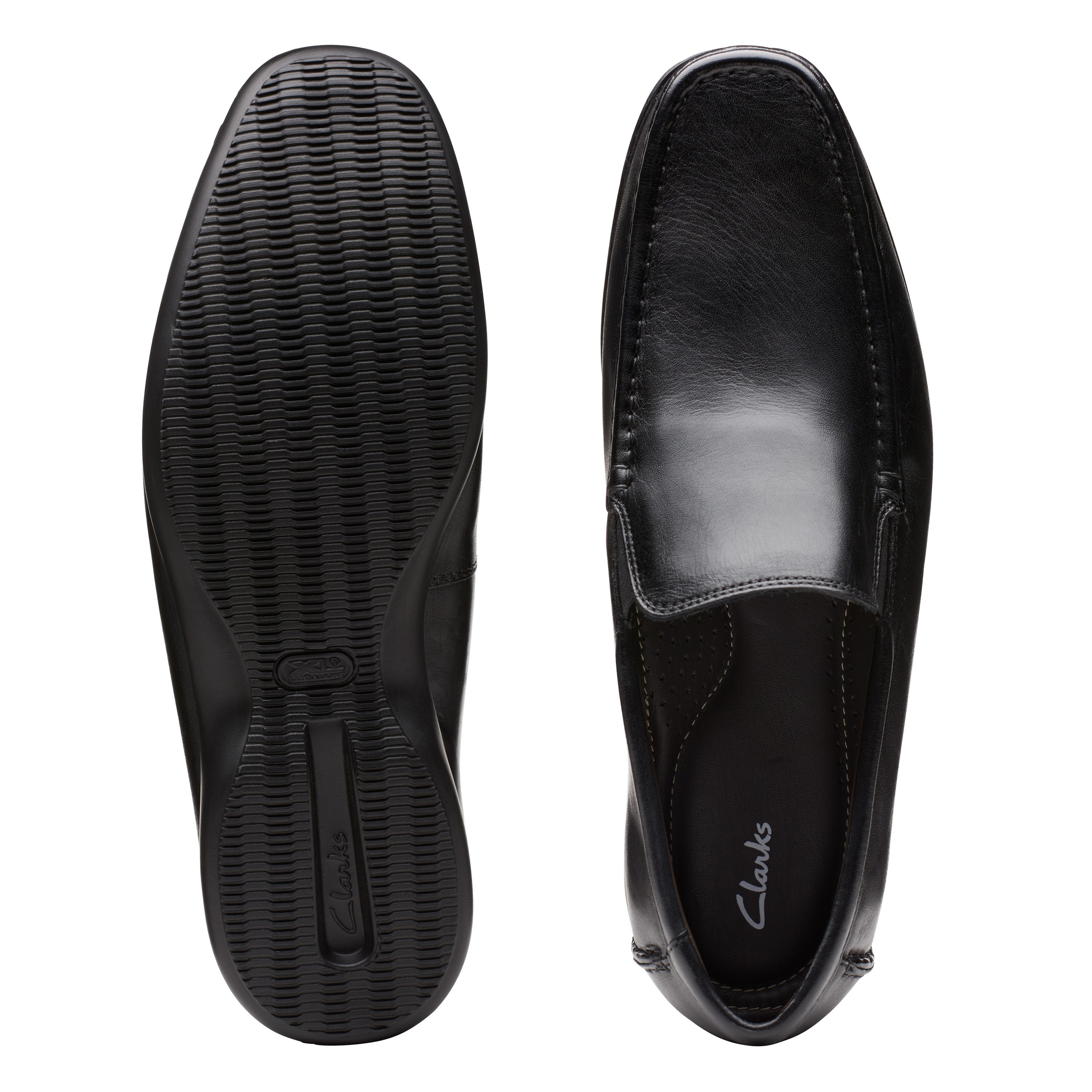 Clarks Men Black Finer Sun Shoes