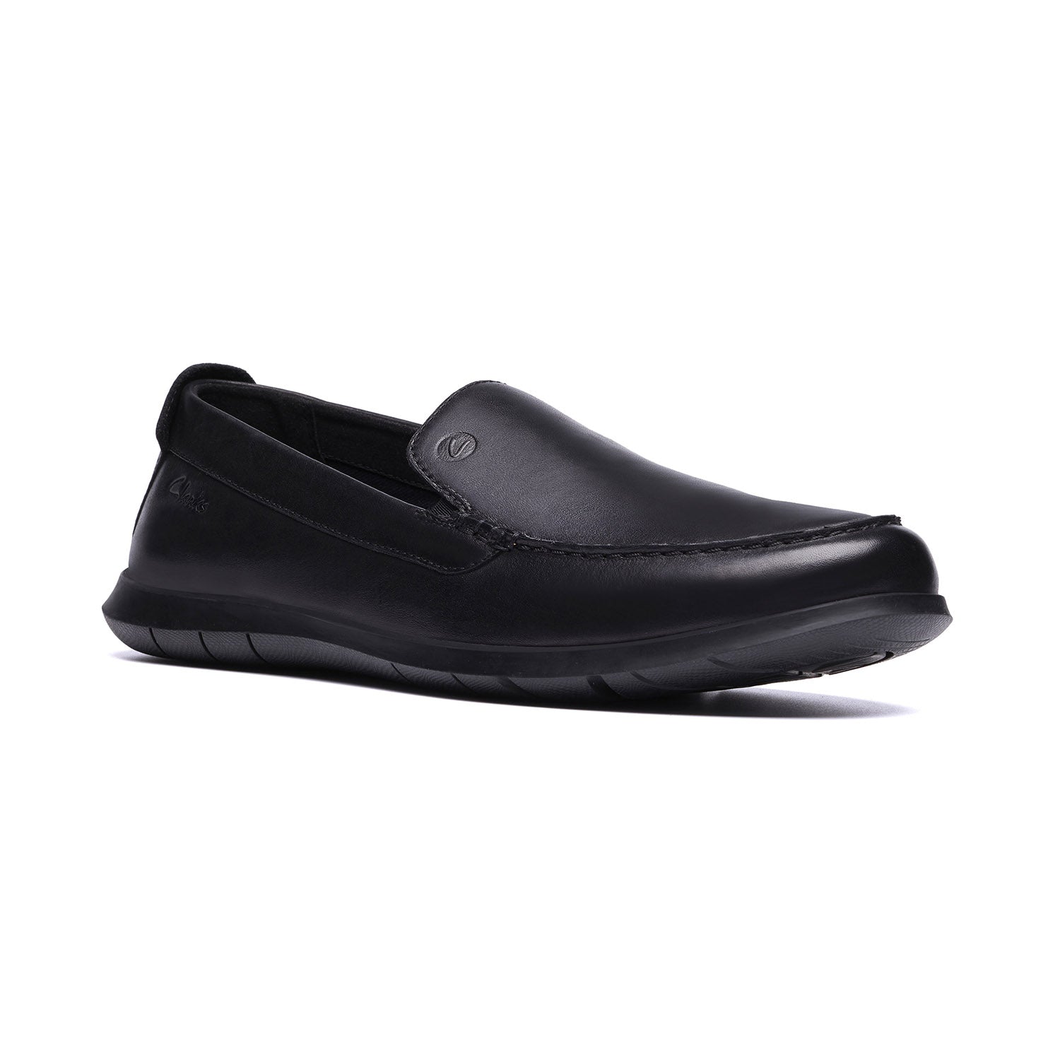 867 Clarks Men Flexway Step Black Shoes