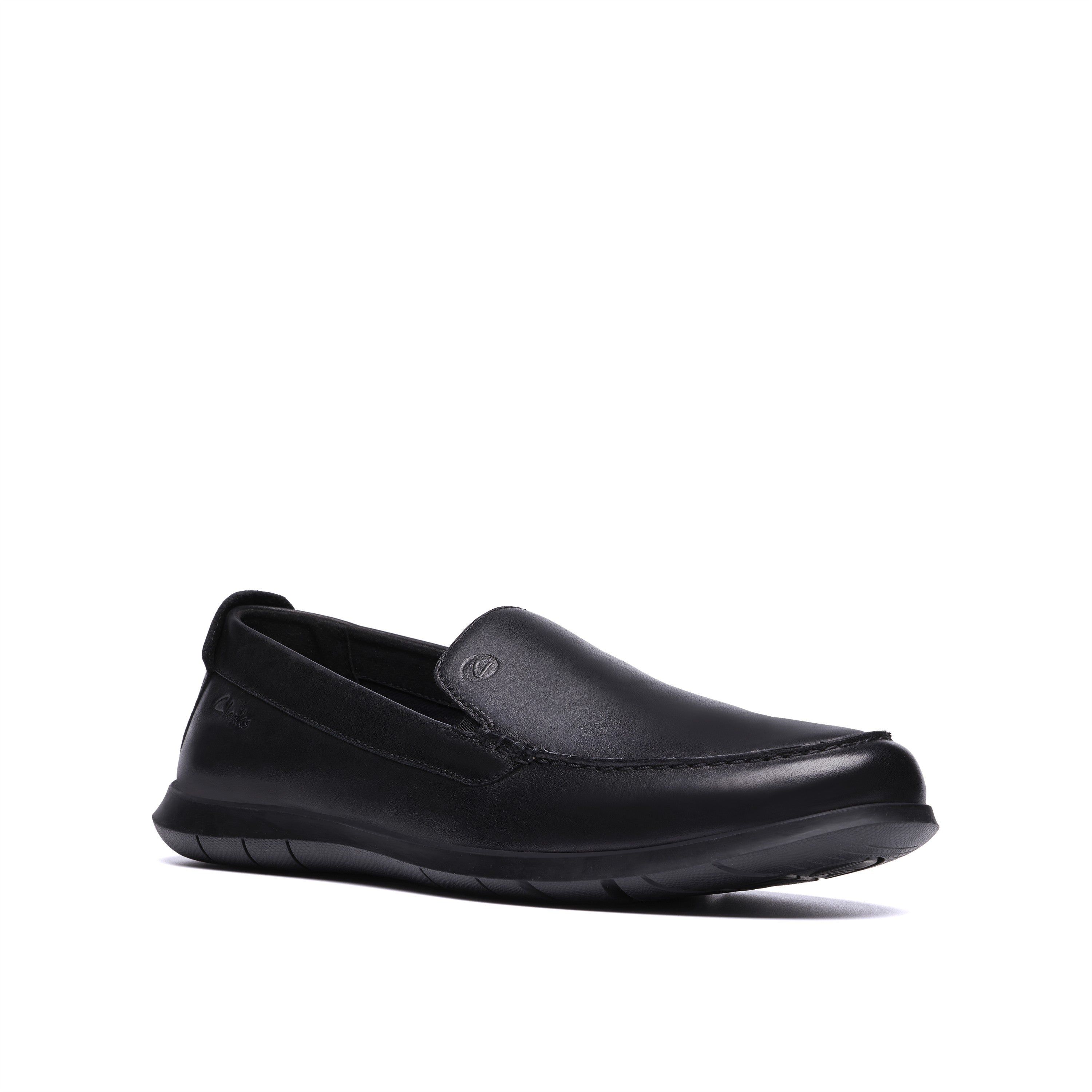 Clarks Men Black Flexway Step Shoes