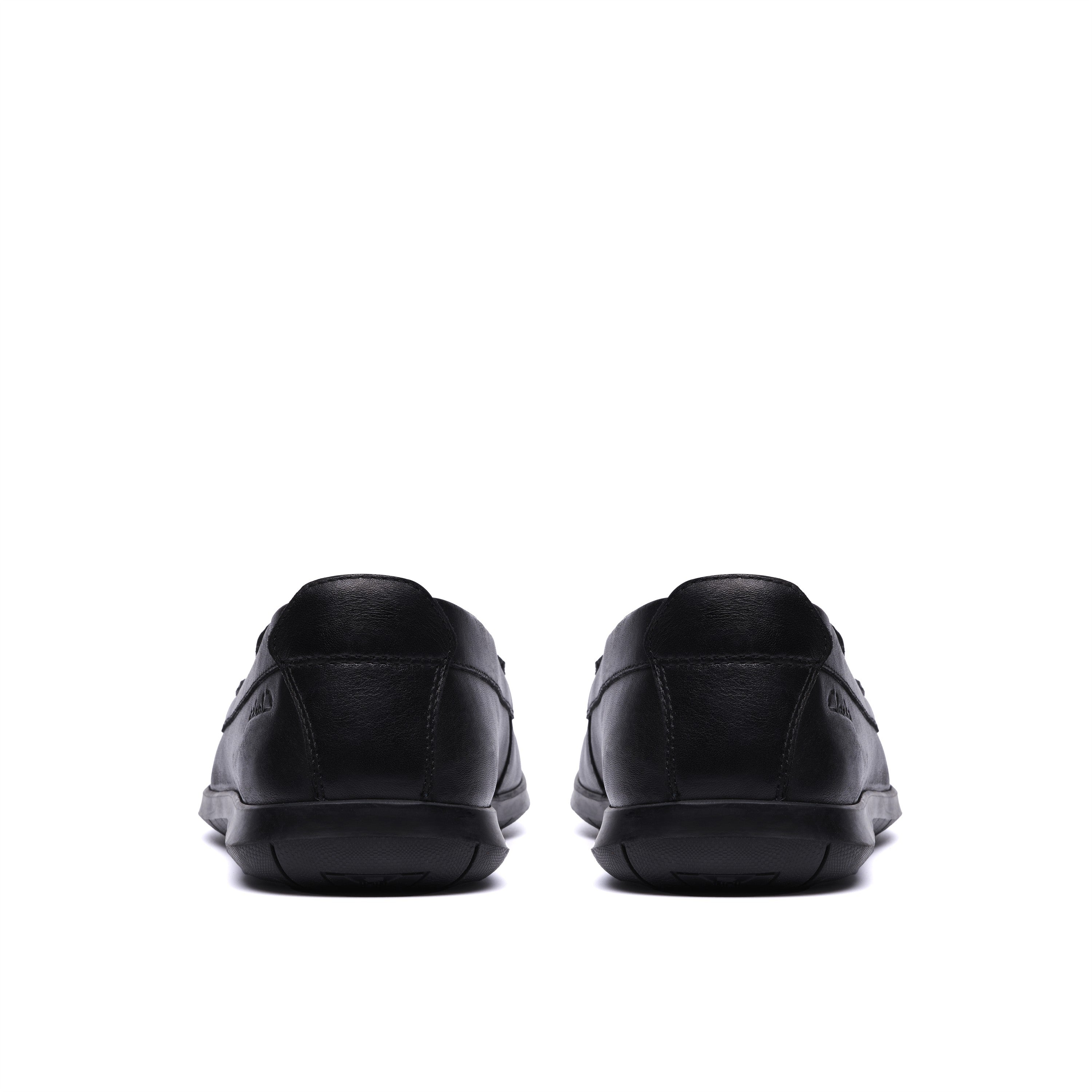 Clarks Men Black Flexway Step Shoes