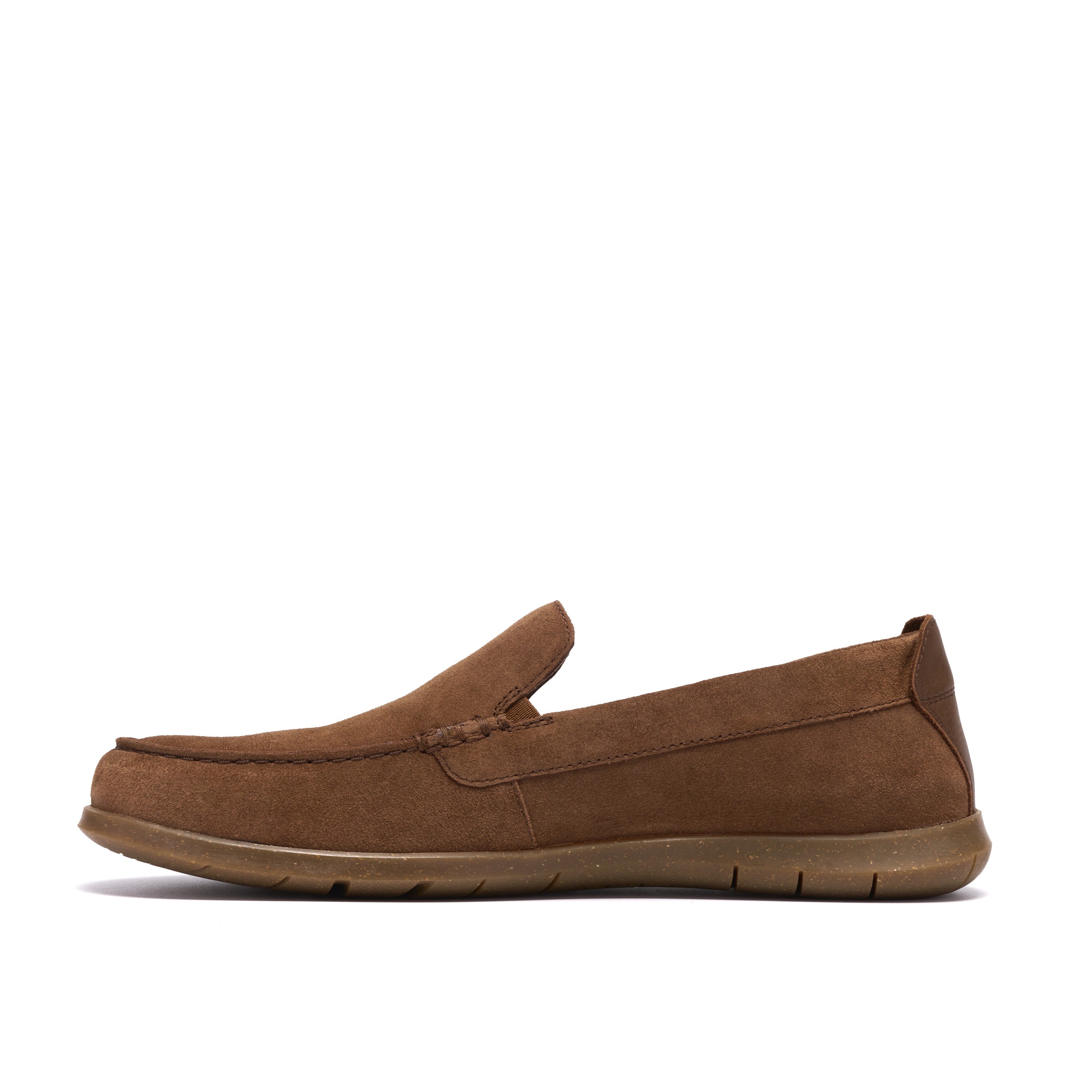 Clarks Men Brownsuede Flexway Step Shoes