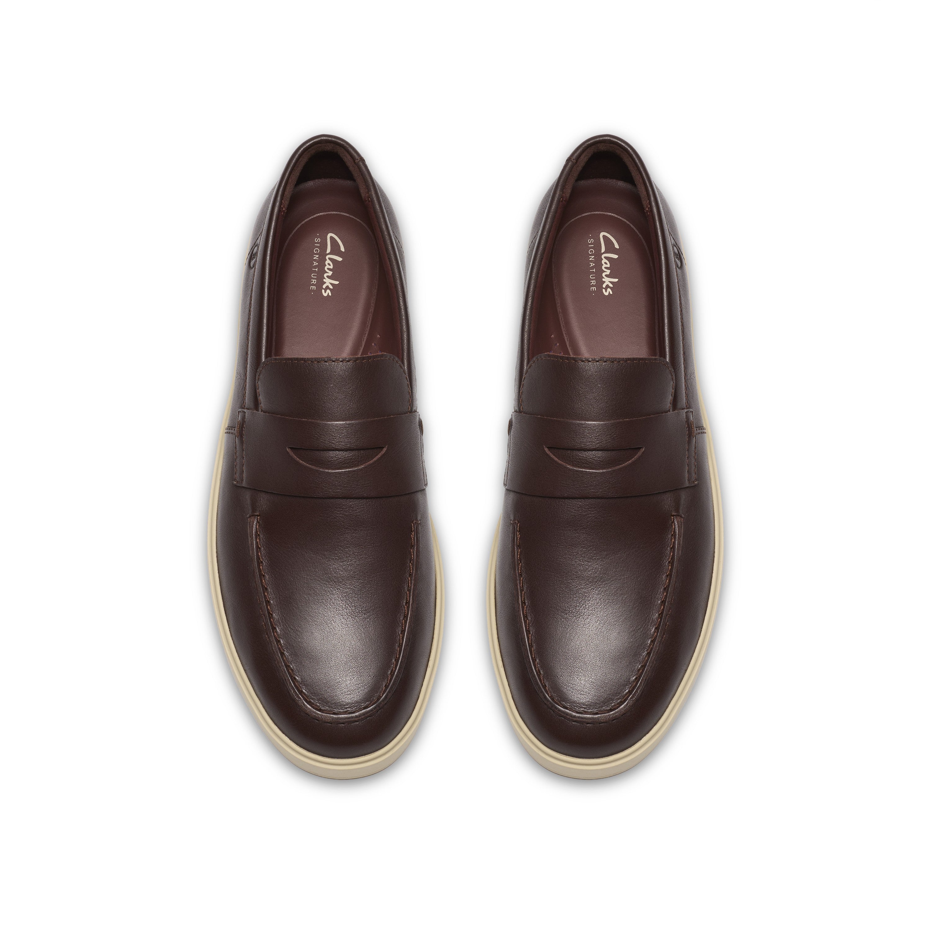 Clarks Men Brown Lockford Easy Shoes