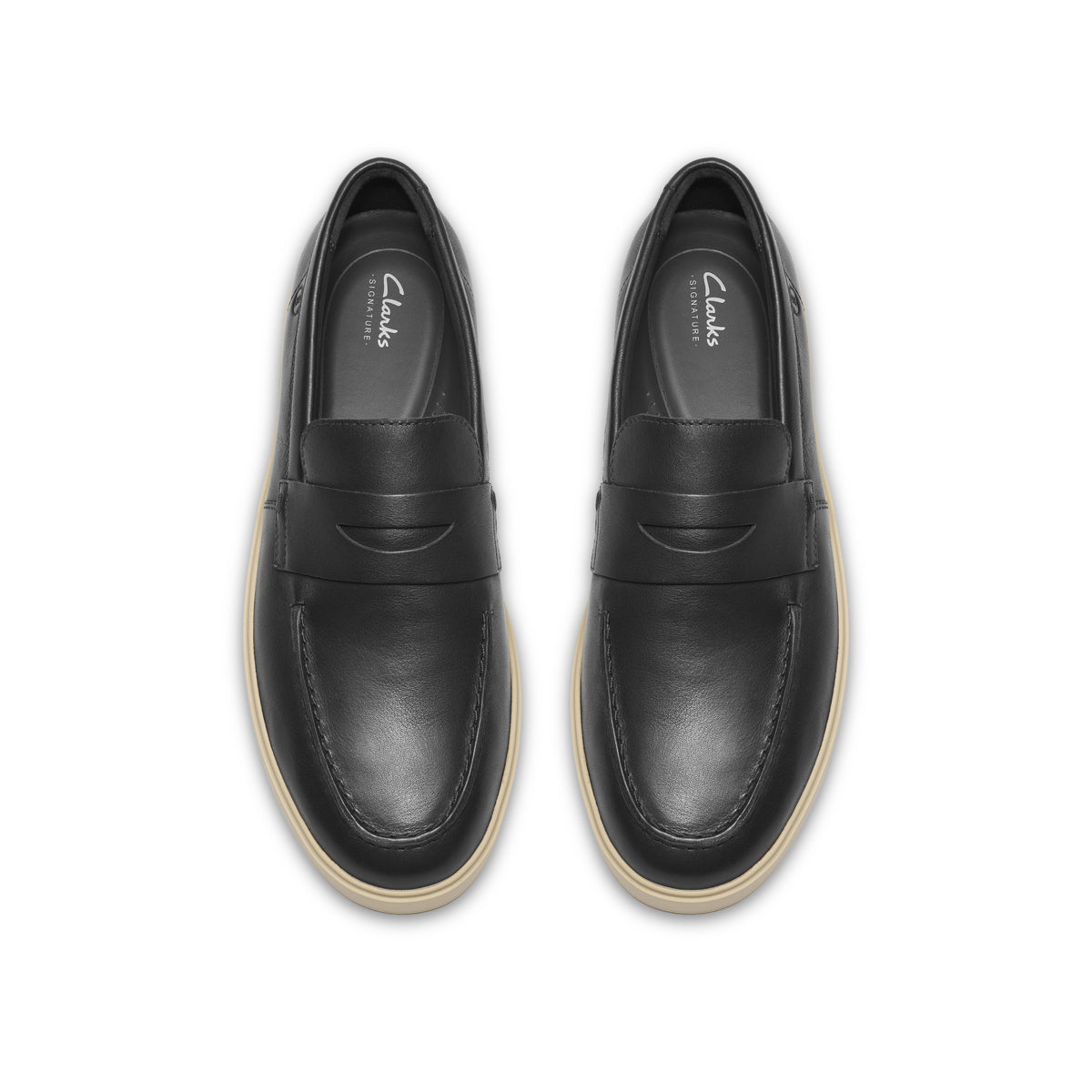 Clarks Men Blue-Navy Lockford Easy Shoes
