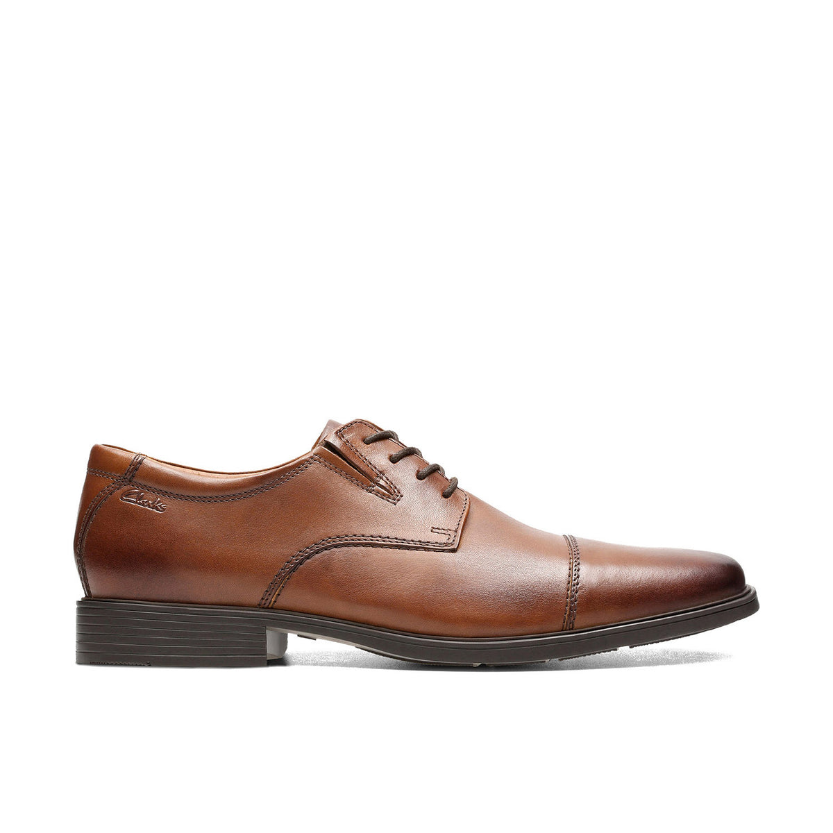 Clarks Men Tilden Cap Tan Shoes - Tan / 6